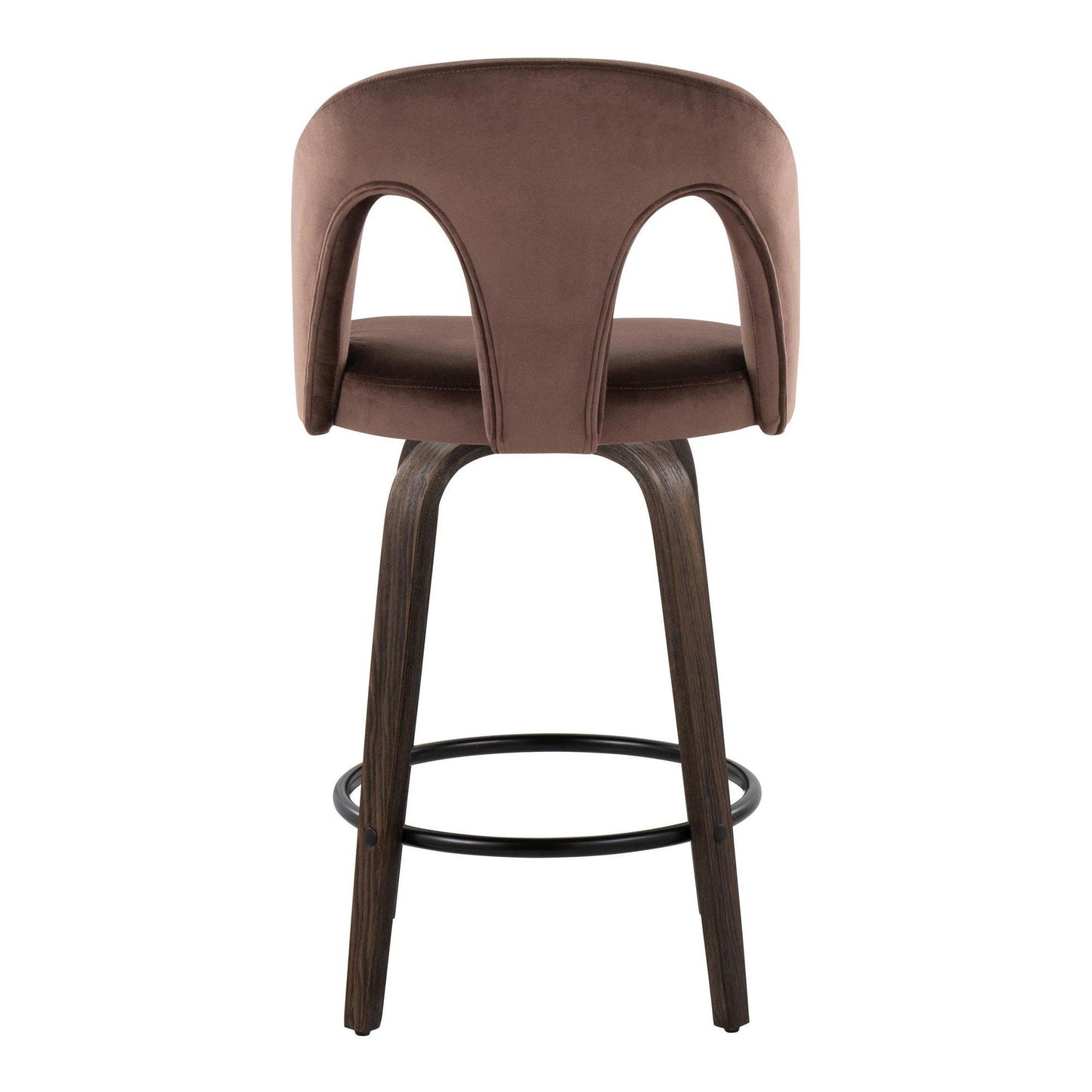 Majestic Office Furniture Upholstered 26" Fixed-Height Counter Stool - Set of 2