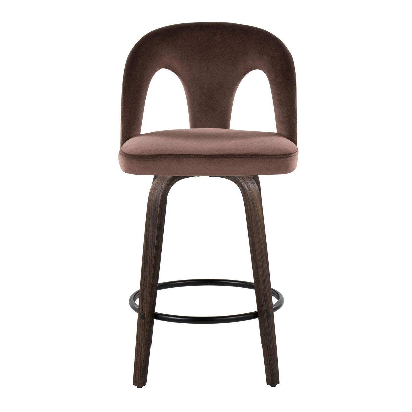Majestic Office Furniture Upholstered 26" Fixed-Height Counter Stool - Set of 2