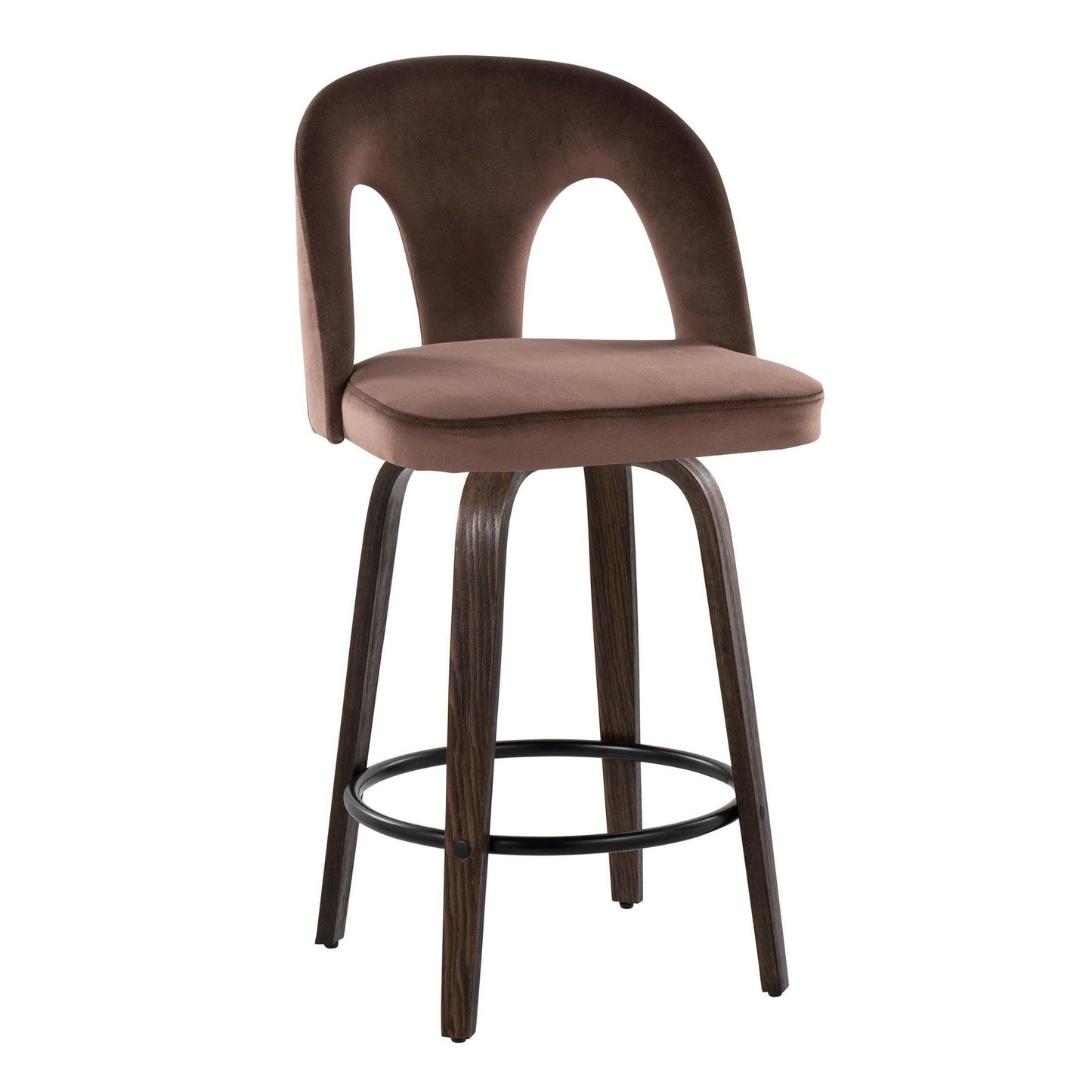 Majestic Office Furniture Upholstered 26" Fixed-Height Counter Stool - Set of 2