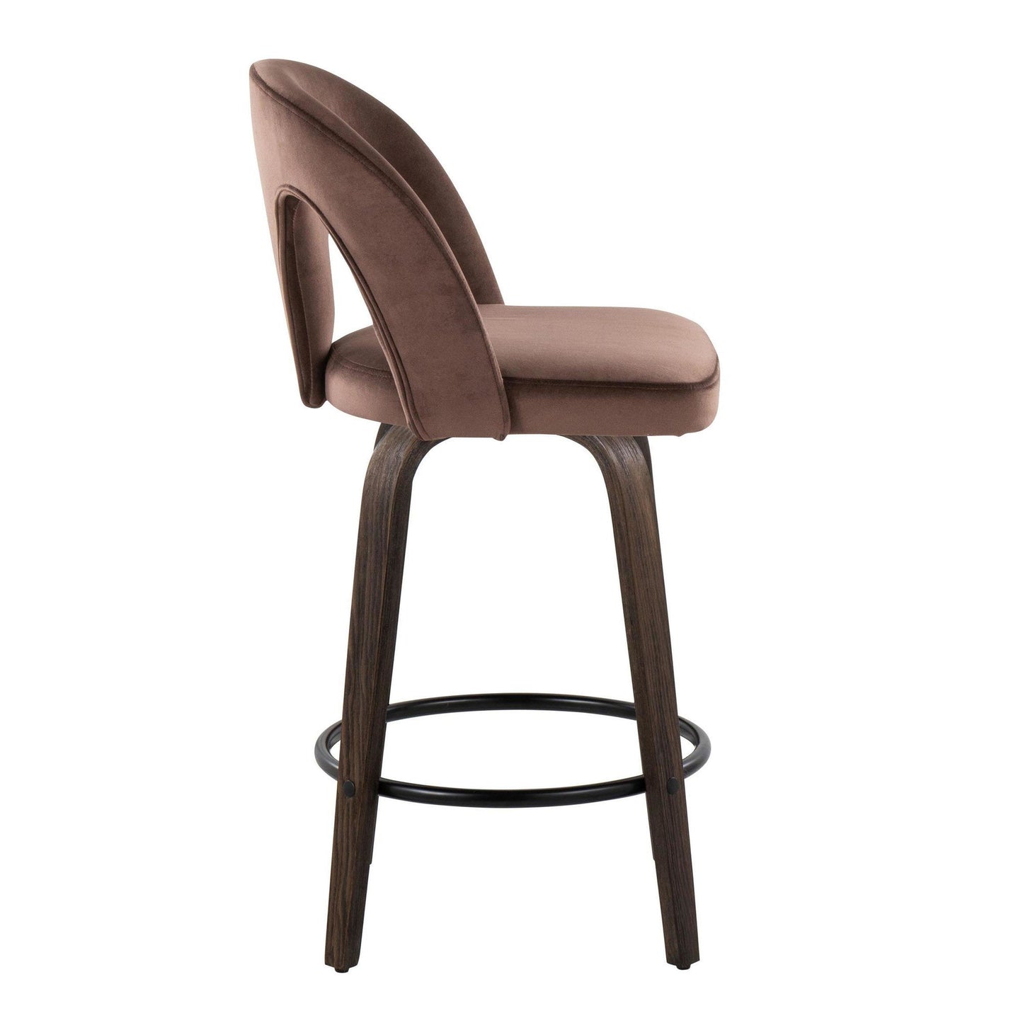 Majestic Office Furniture Upholstered 26" Fixed-Height Counter Stool - Set of 2