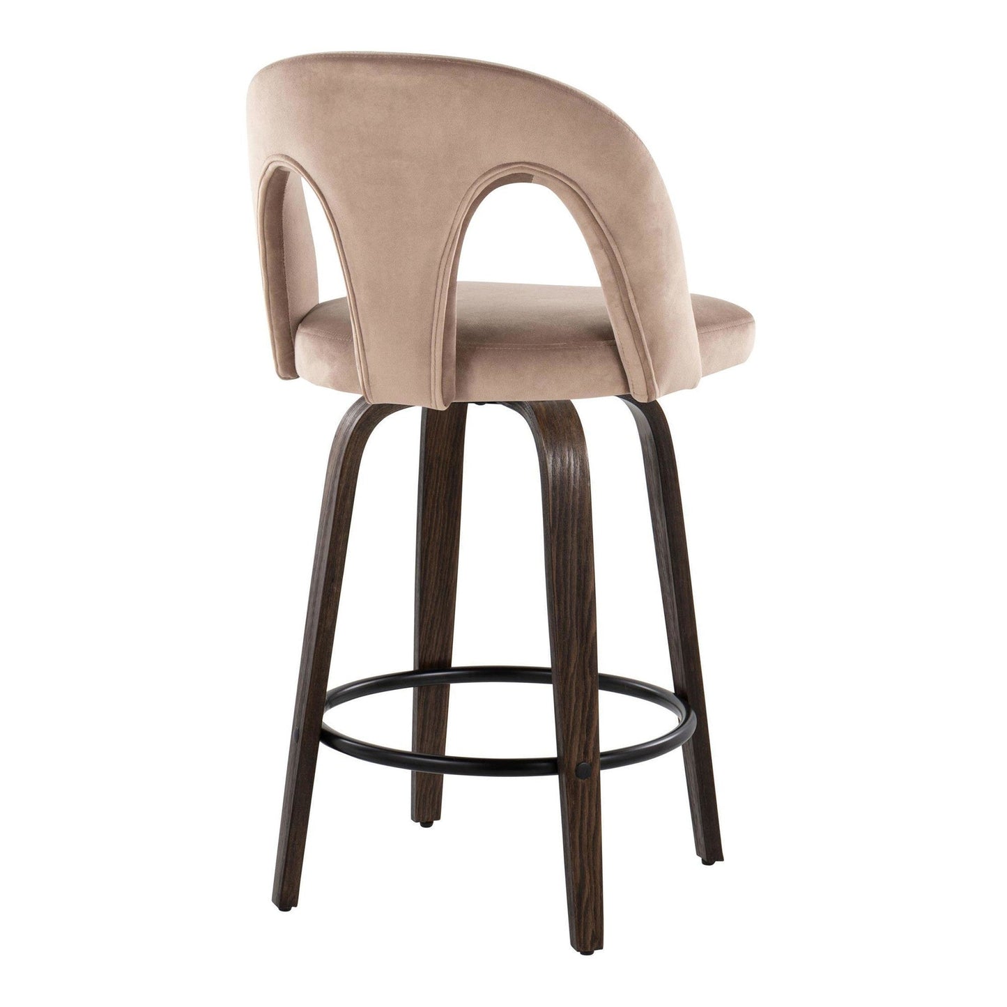 Majestic Office Furniture Upholstered 26" Fixed-Height Counter Stool - Set of 2