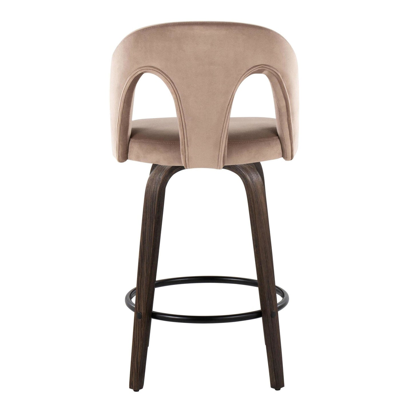 Majestic Office Furniture Upholstered 26" Fixed-Height Counter Stool - Set of 2