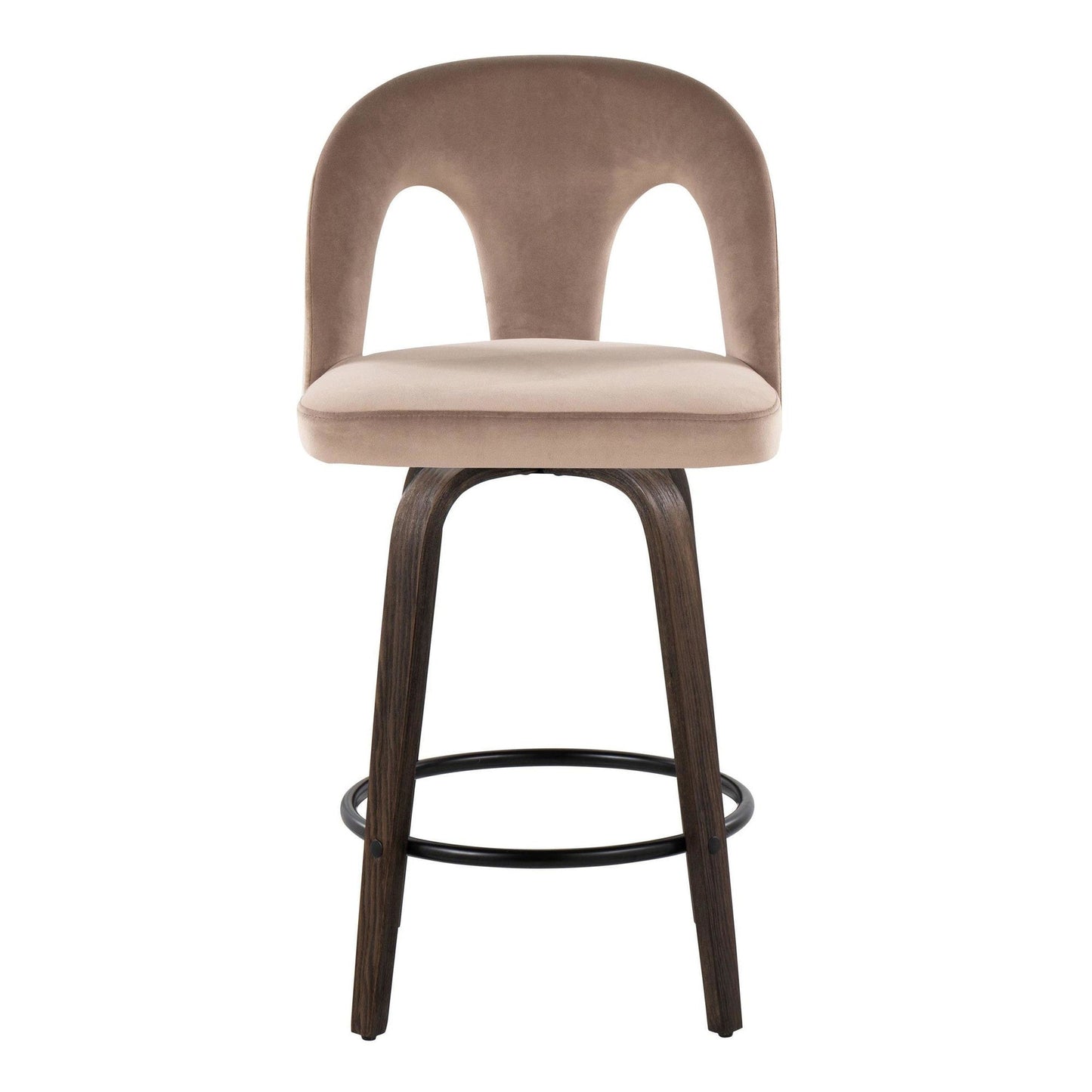 Majestic Office Furniture Upholstered 26" Fixed-Height Counter Stool - Set of 2