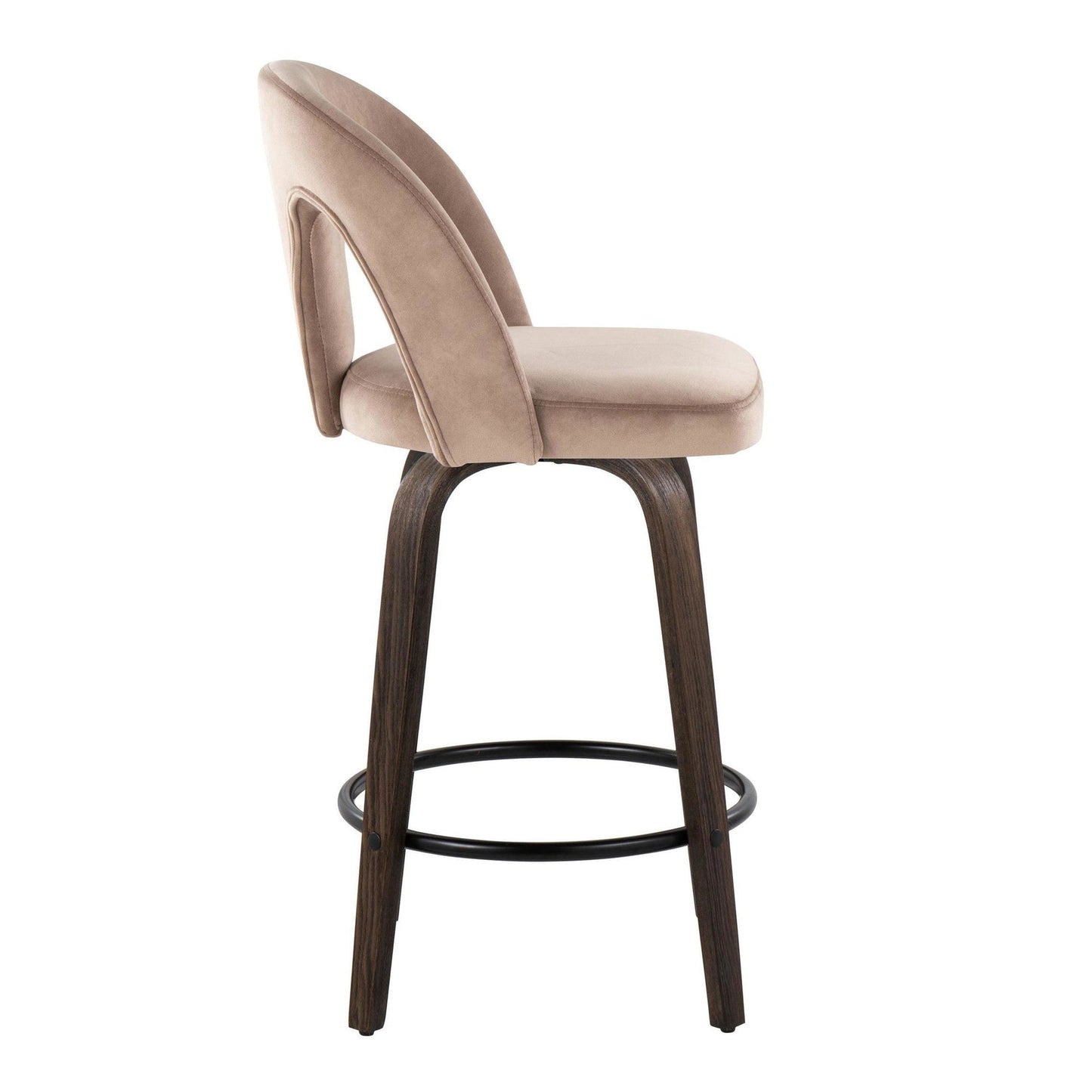 Majestic Office Furniture Upholstered 26" Fixed-Height Counter Stool - Set of 2