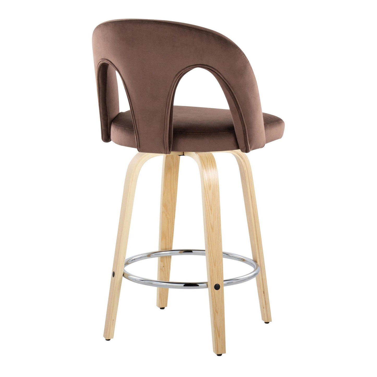 Majestic Office Furniture Upholstered 26" Fixed-Height Counter Stool - Set of 2