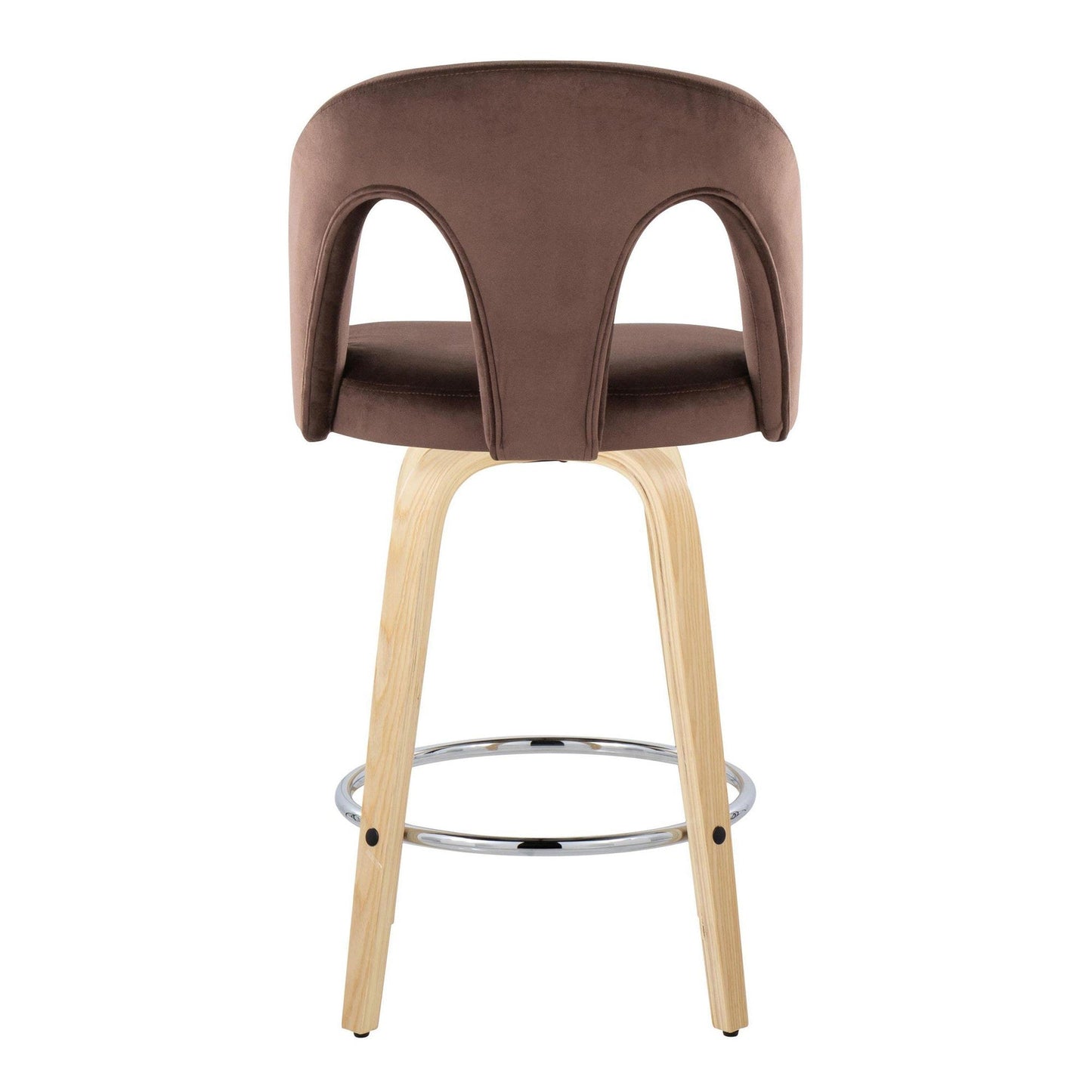 Majestic Office Furniture Upholstered 26" Fixed-Height Counter Stool - Set of 2