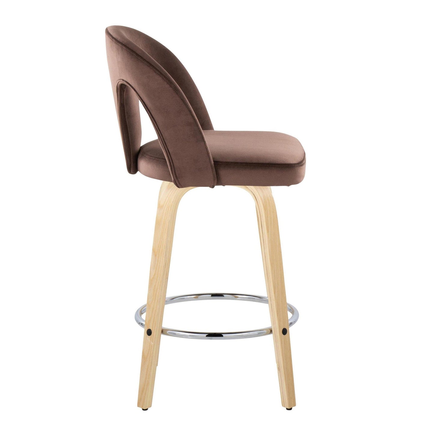 Majestic Office Furniture Upholstered 26" Fixed-Height Counter Stool - Set of 2