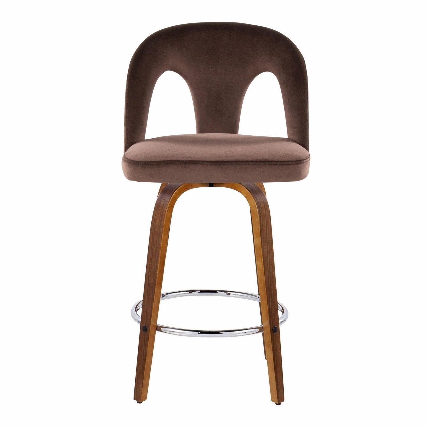 Majestic Office Furniture Upholstered 26" Fixed-Height Counter Stool - Set of 2