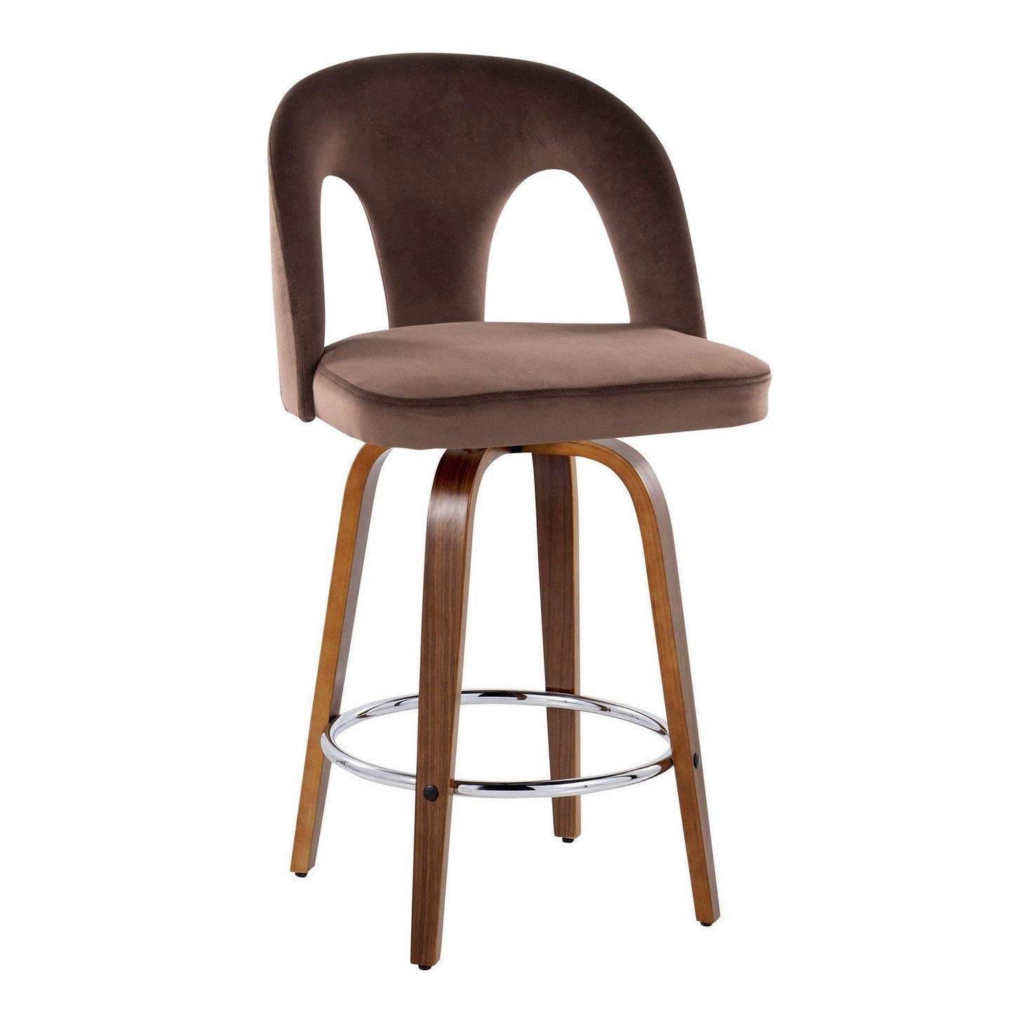 Majestic Office Furniture Upholstered 26" Fixed-Height Counter Stool - Set of 2