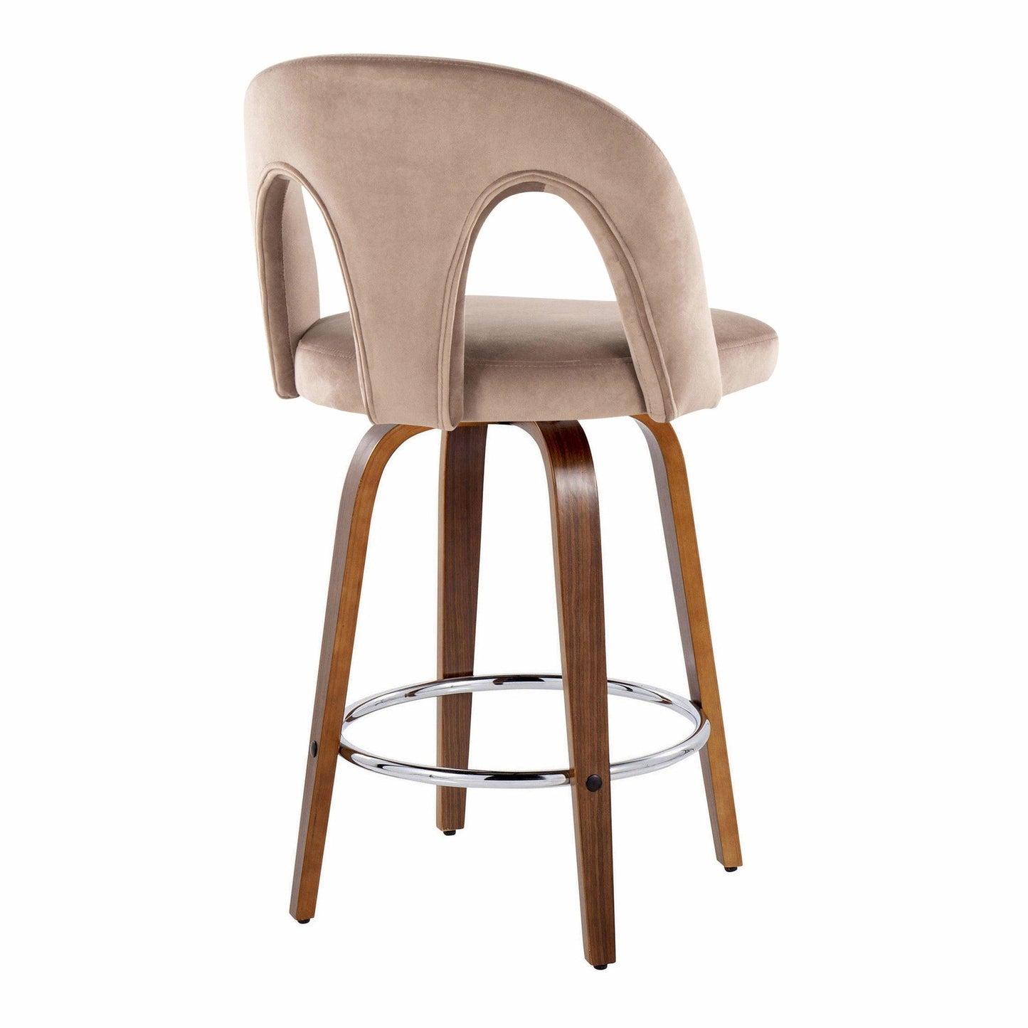 Majestic Office Furniture Upholstered 26" Fixed-Height Counter Stool - Set of 2
