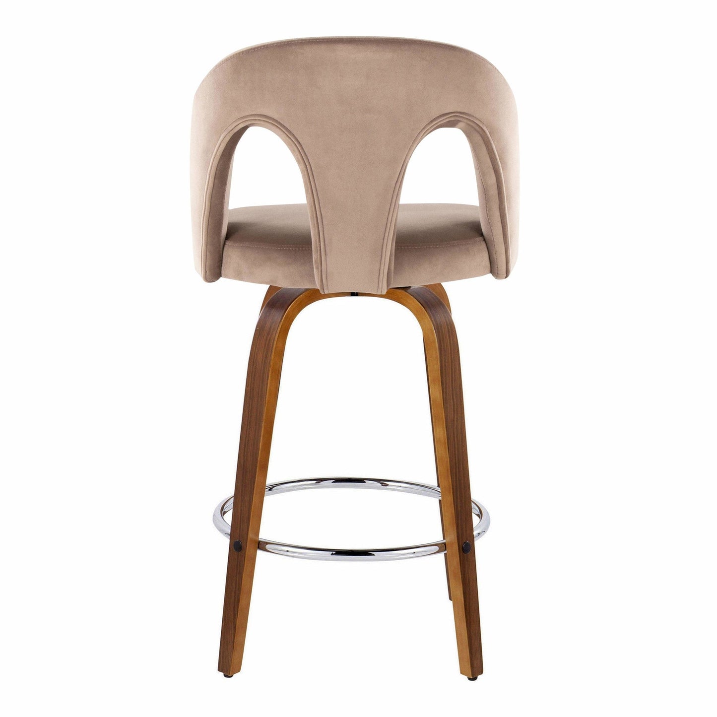 Majestic Office Furniture Upholstered 26" Fixed-Height Counter Stool - Set of 2