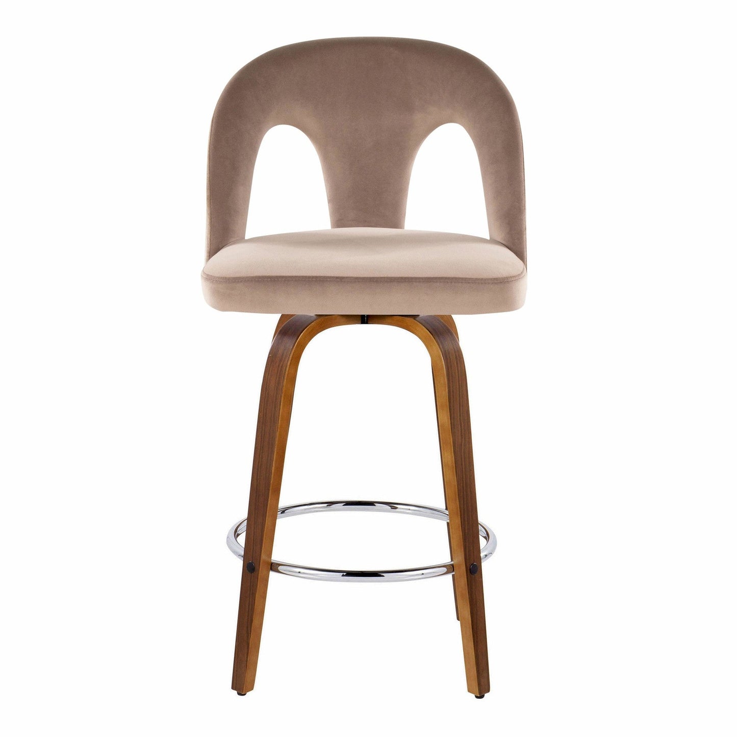 Majestic Office Furniture Upholstered 26" Fixed-Height Counter Stool - Set of 2