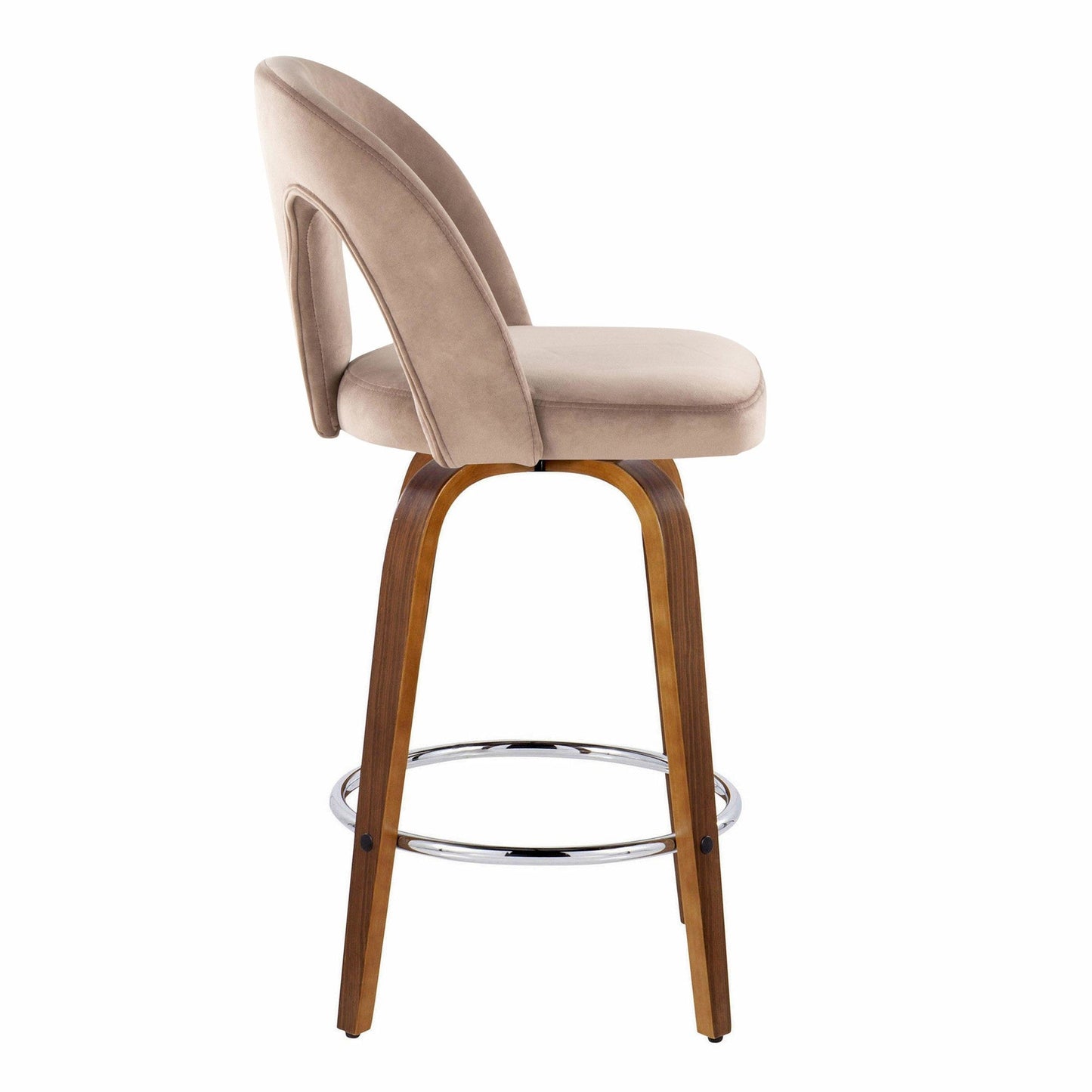 Majestic Office Furniture Upholstered 26" Fixed-Height Counter Stool - Set of 2