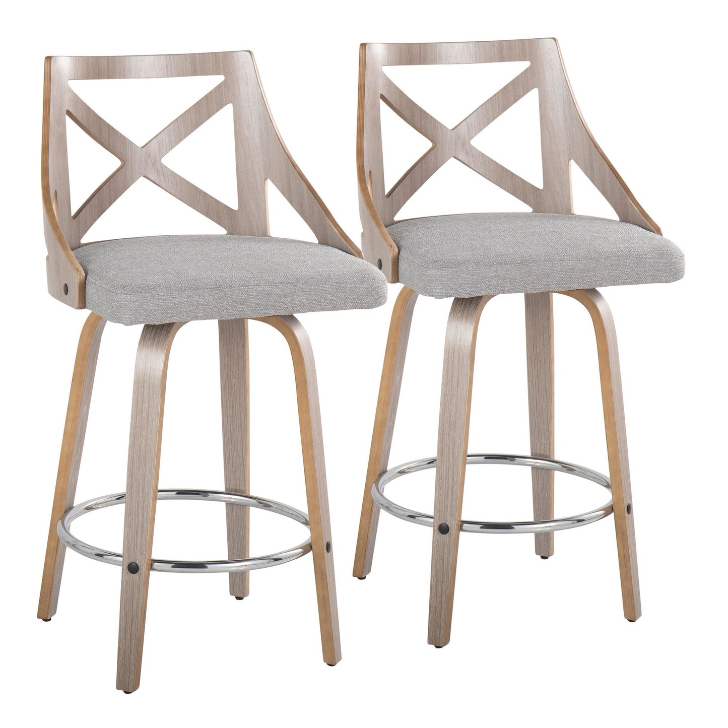 Majestic Office Furniture 26" Fixed-Height Counter Stool - Set of 2