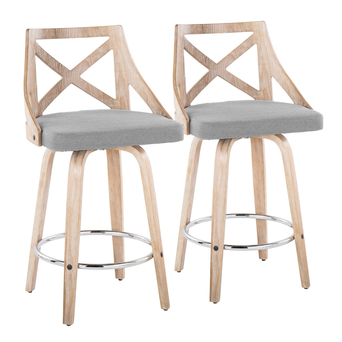 Majestic Office Furniture 26" Fixed-Height Counter Stool - Set of 2