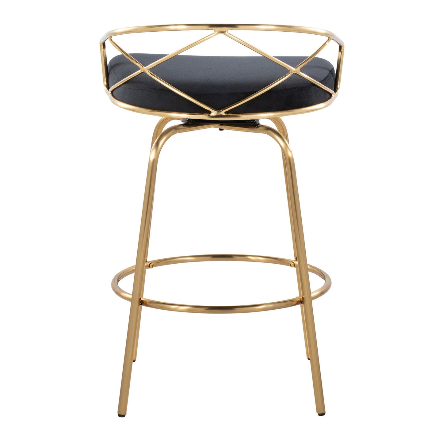 Majestic Office Furniture Glam 26" Fixed-Height Counter Stool - Set of 2