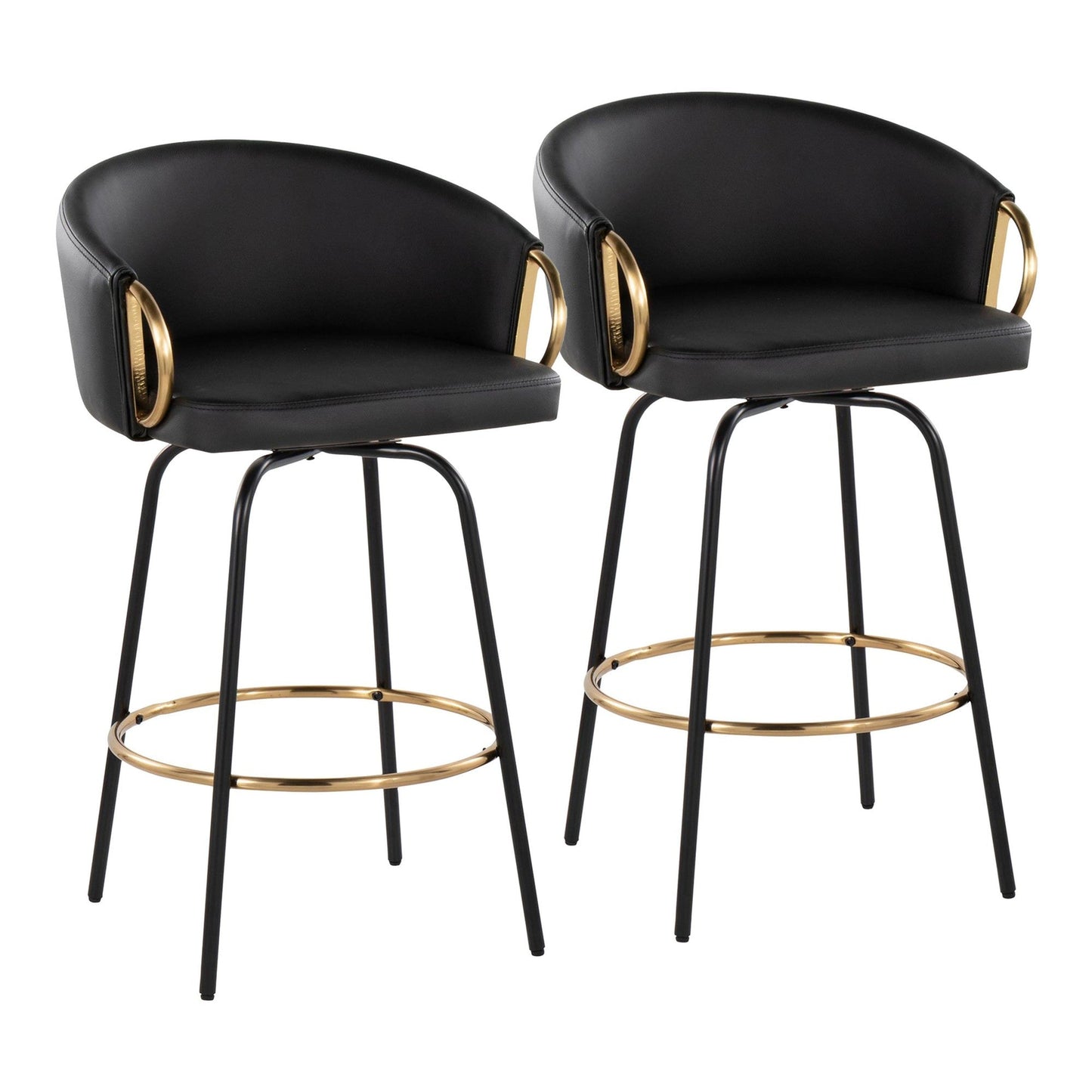 Majestic Office Furniture 26" Fixed-Height Counter Stool - Set of 2