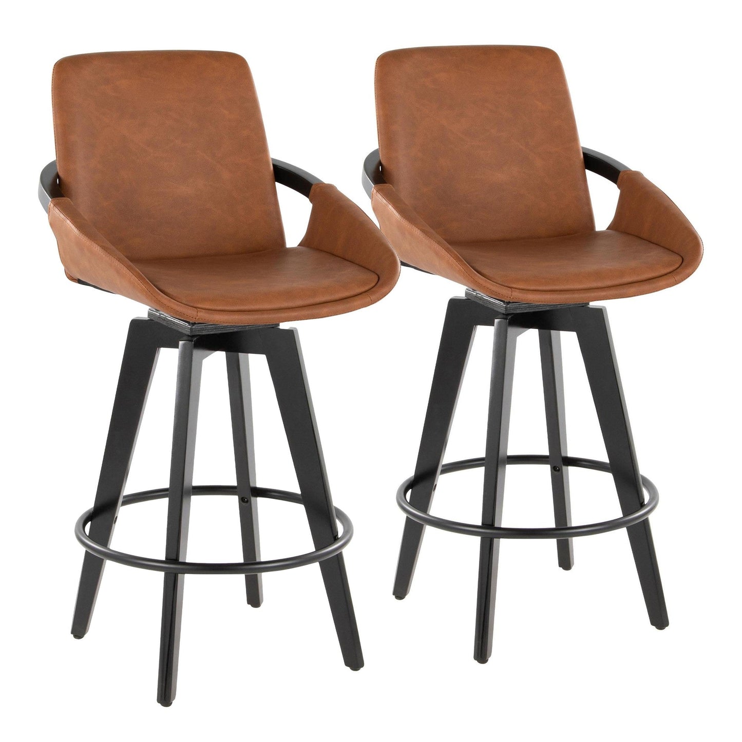 Majestic Office Furniture 26" Fixed-Height Counter Stool - Set of 2
