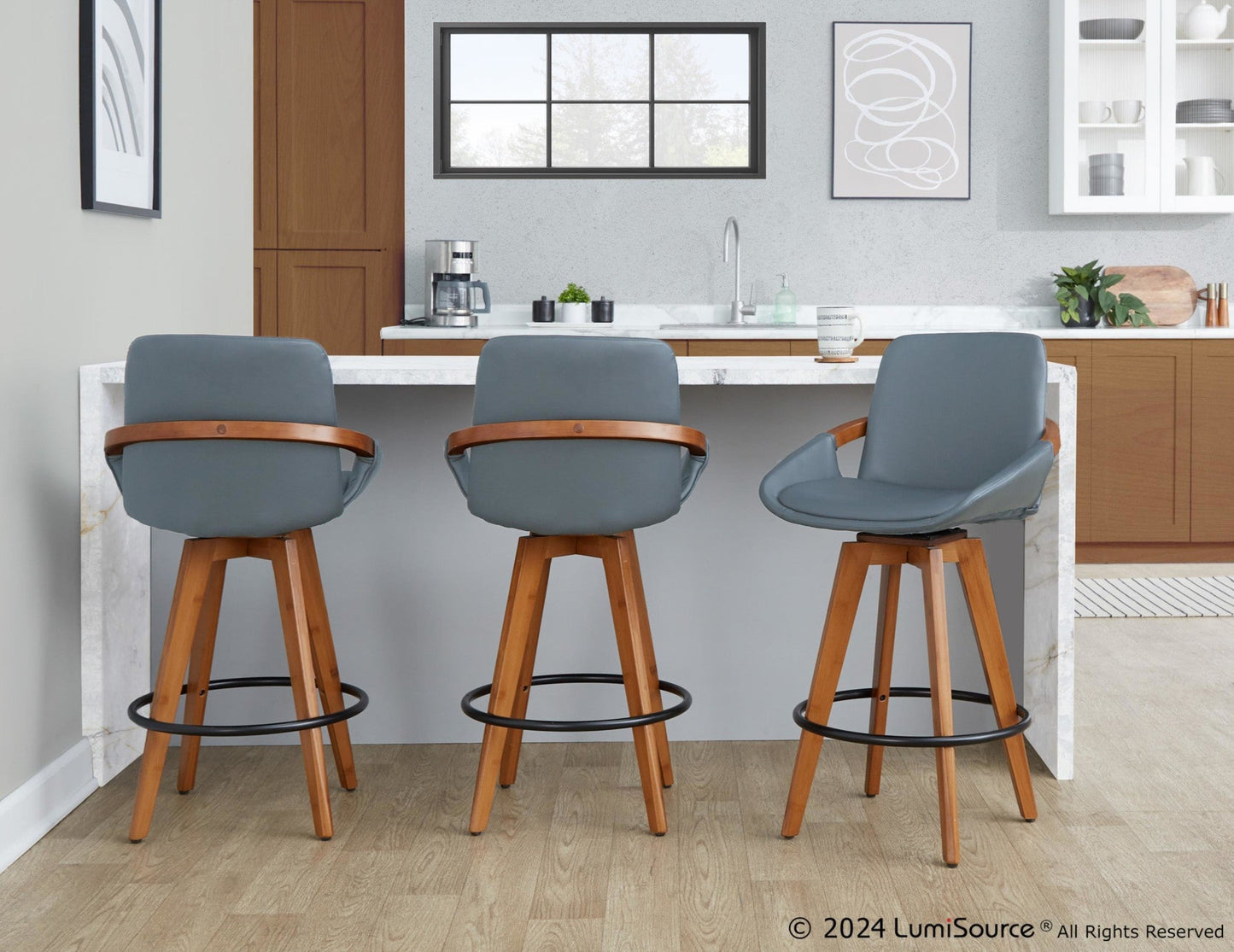 Majestic Office Furniture 26" Fixed-Height Counter Stool