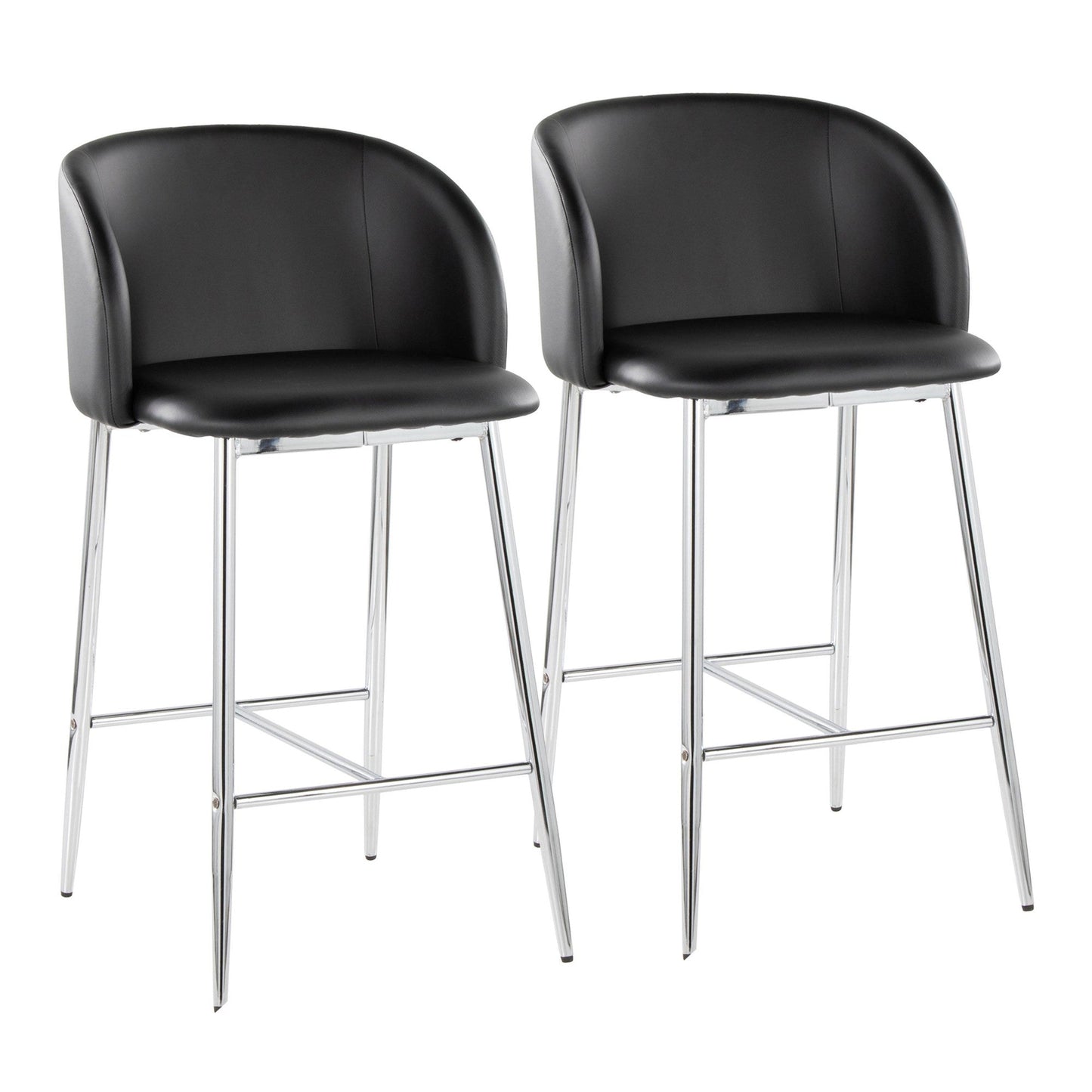 Majestic Office Furniture 26" Fixed-Height Counter Stool - Set of 2
