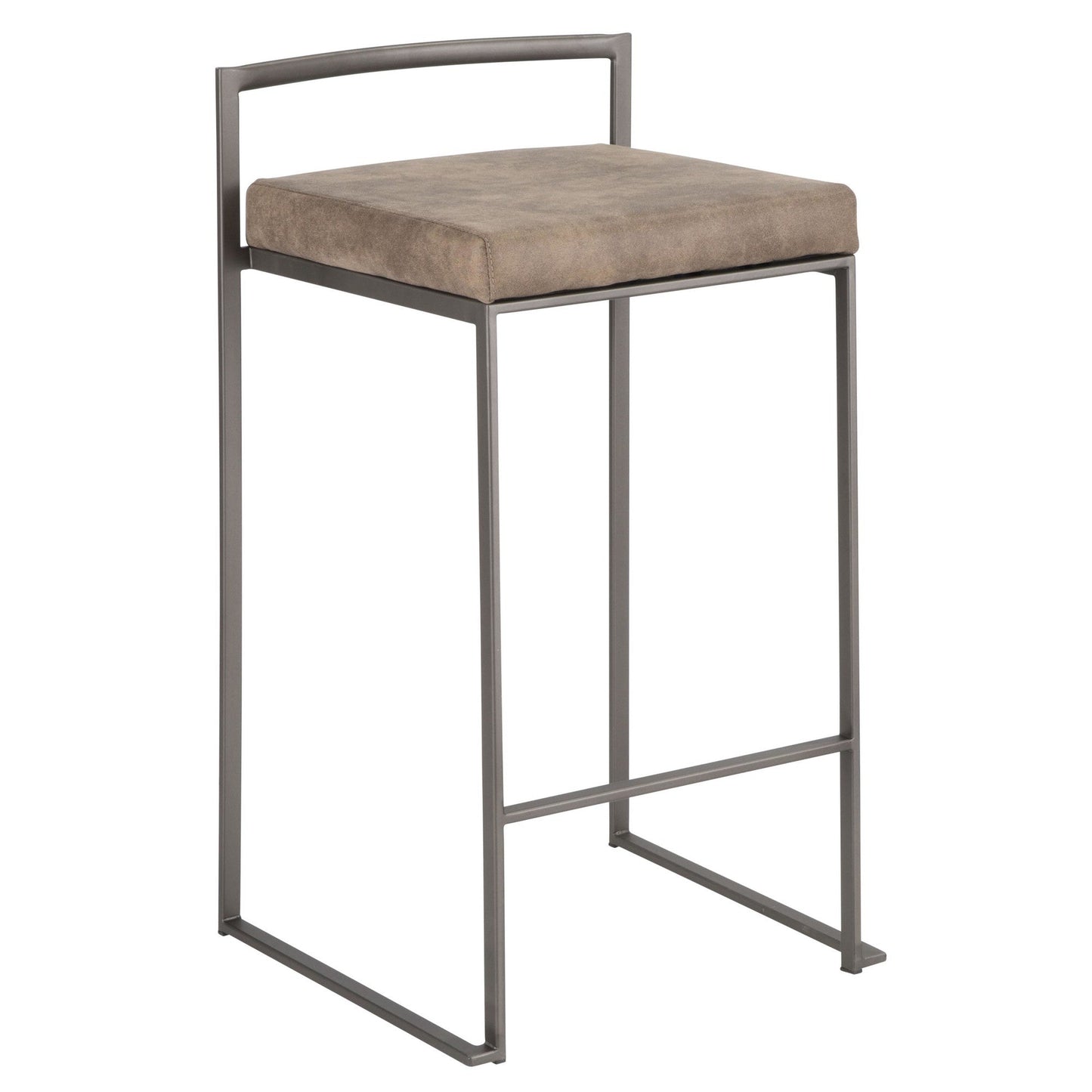 Majestic Office Furniture Stacker 26" Fixed-Height Counter Stool - Set Of 3