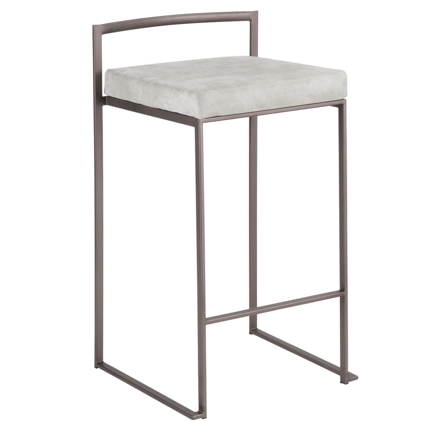 Majestic Office Furniture Stacker 26" Fixed-Height Counter Stool - Set Of 3