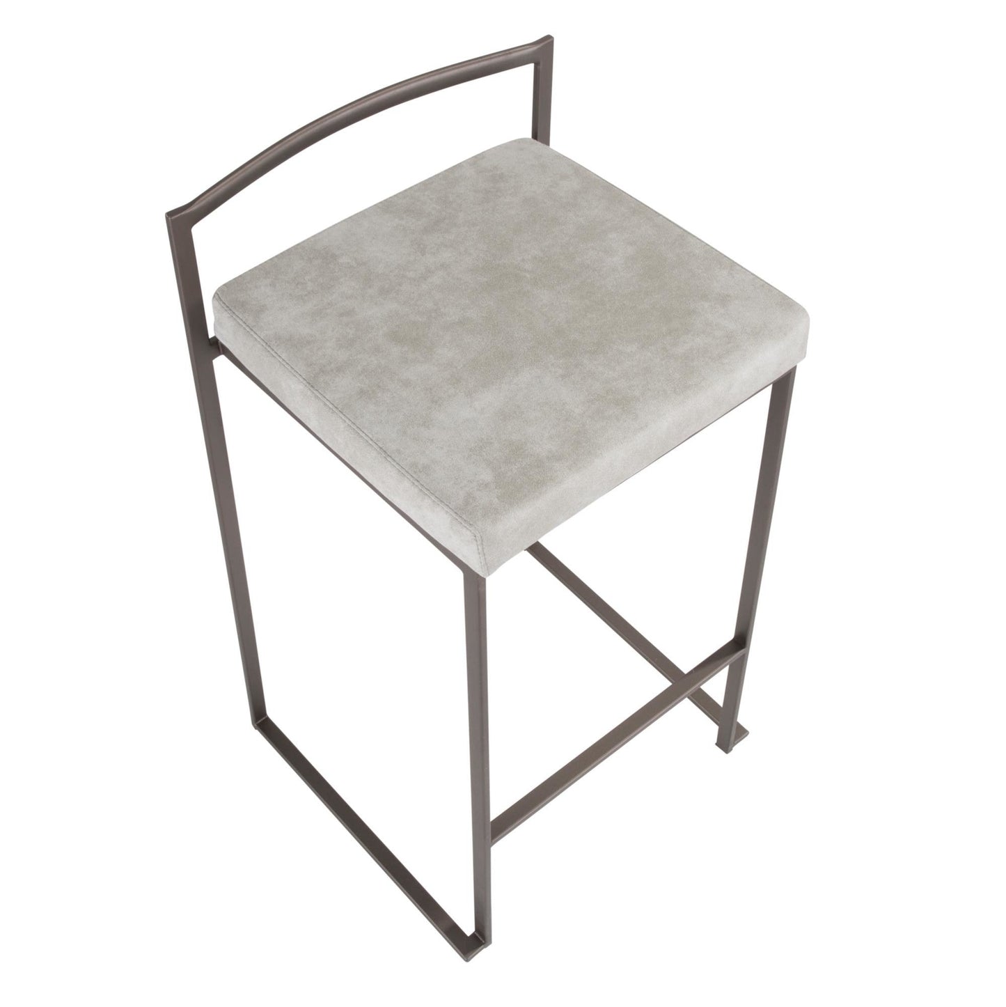 Majestic Office Furniture Stacker 26" Fixed-Height Counter Stool - Set Of 3