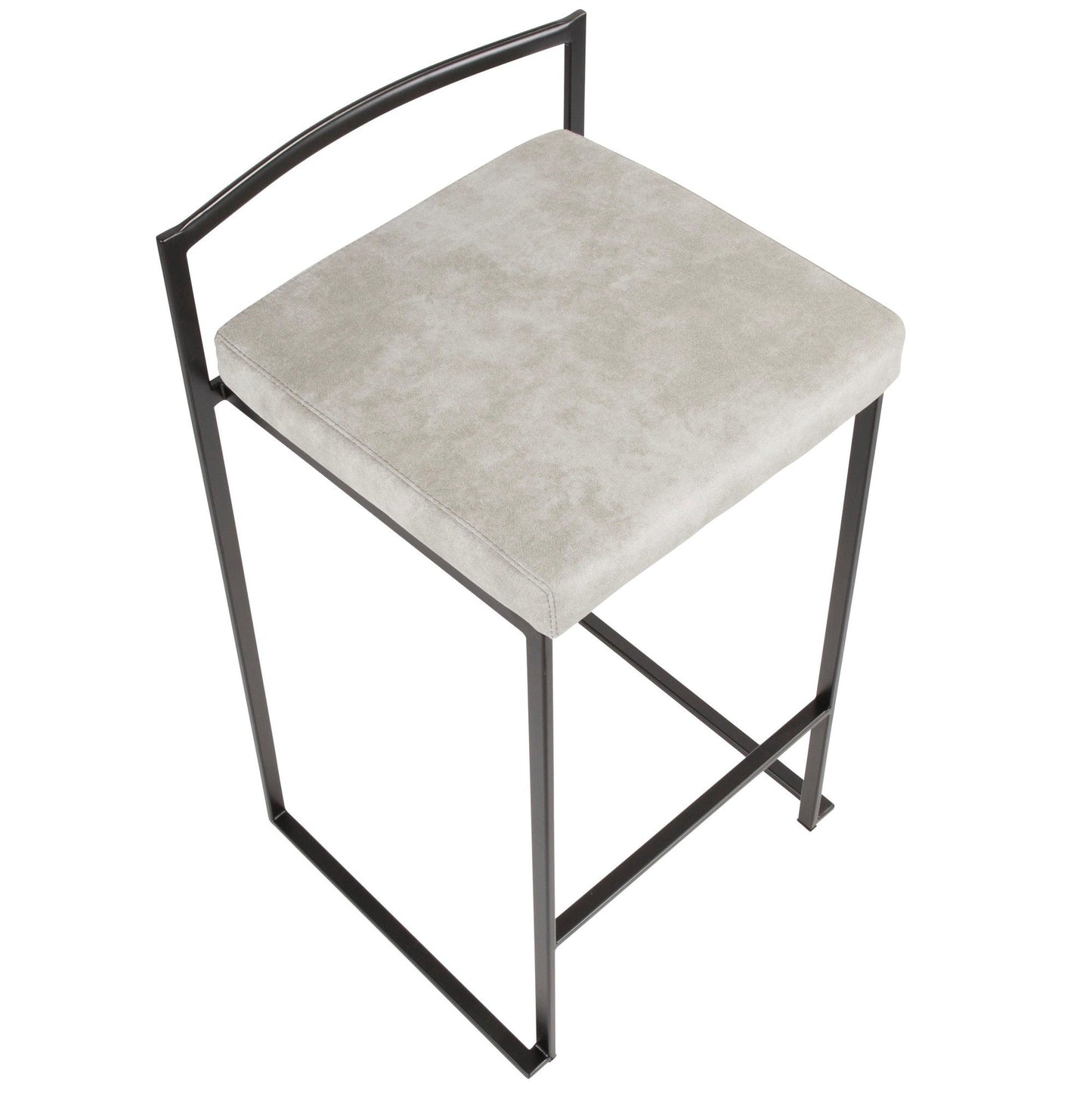 Majestic Office Furniture Stacker 26" Fixed-Height Counter Stool - Set Of 3