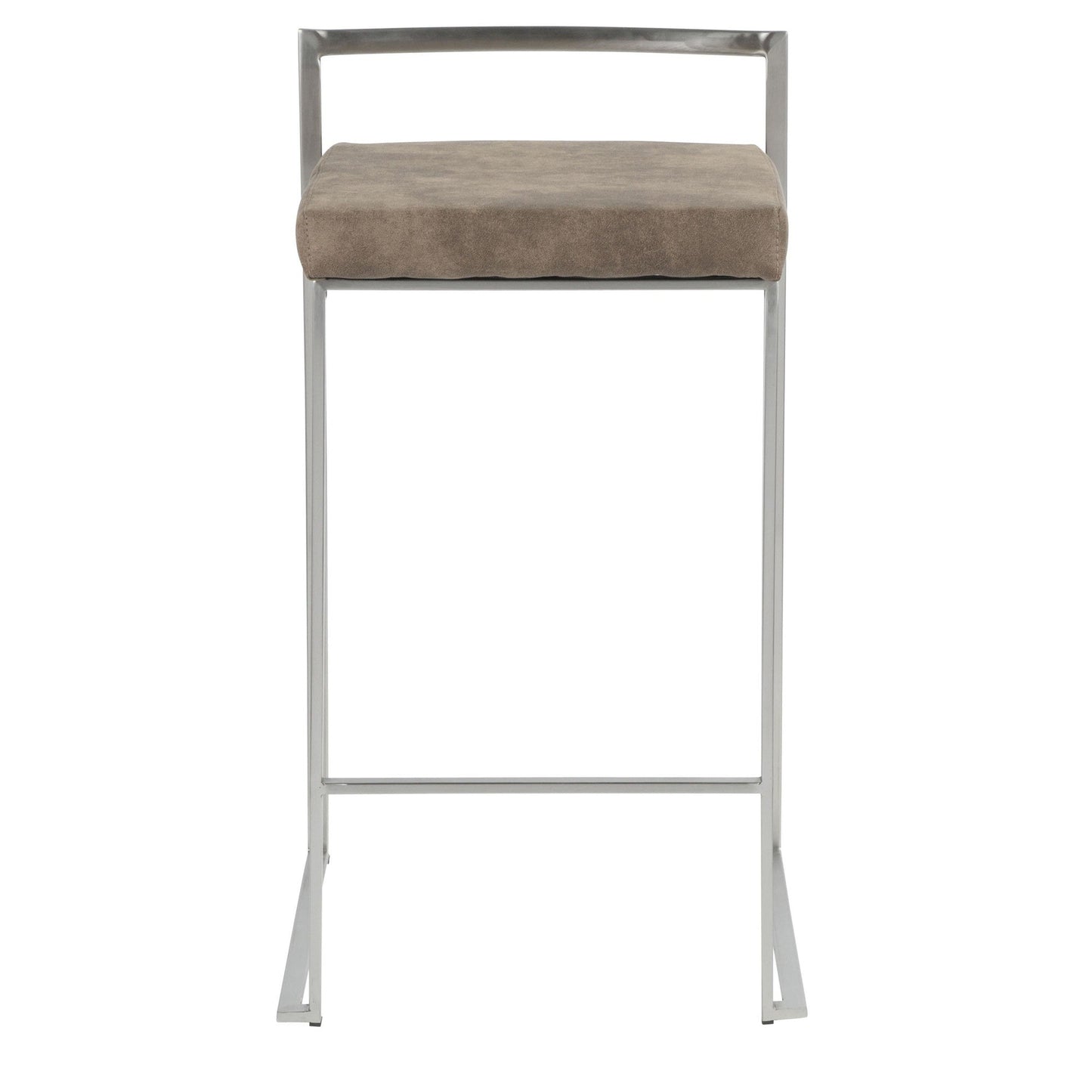 Majestic Office Furniture Stacker 26" Fixed-Height Counter Stool - Set Of 3