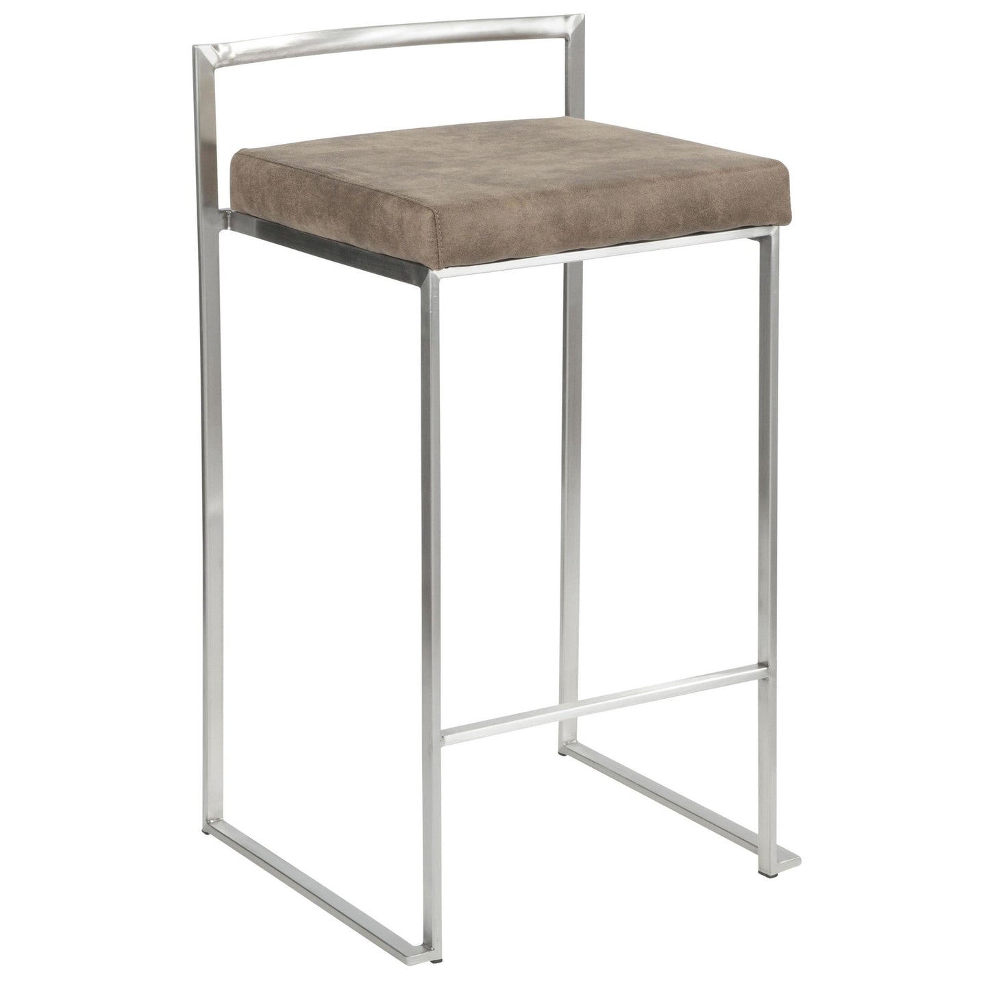 Majestic Office Furniture Stacker 26" Fixed-Height Counter Stool - Set Of 3