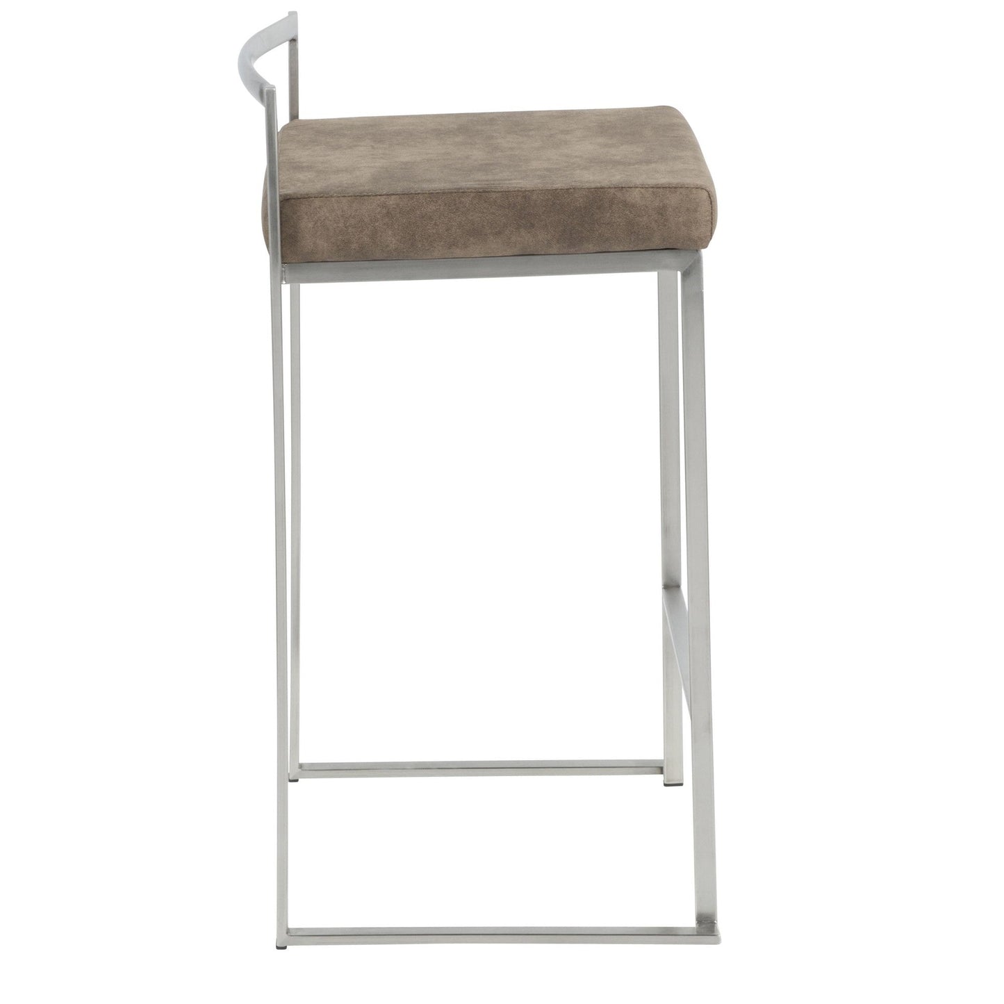 Majestic Office Furniture Stacker 26" Fixed-Height Counter Stool - Set Of 3