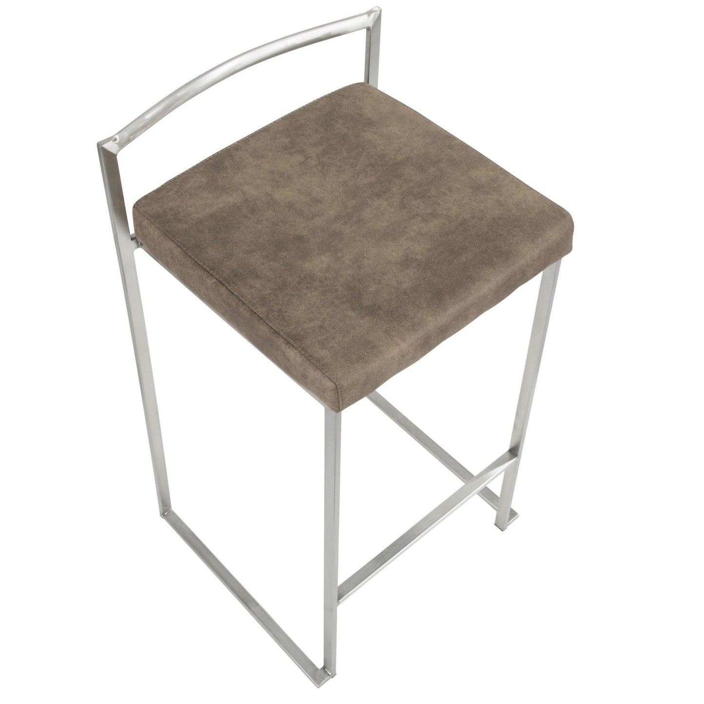 Majestic Office Furniture Stacker 26" Fixed-Height Counter Stool - Set Of 3