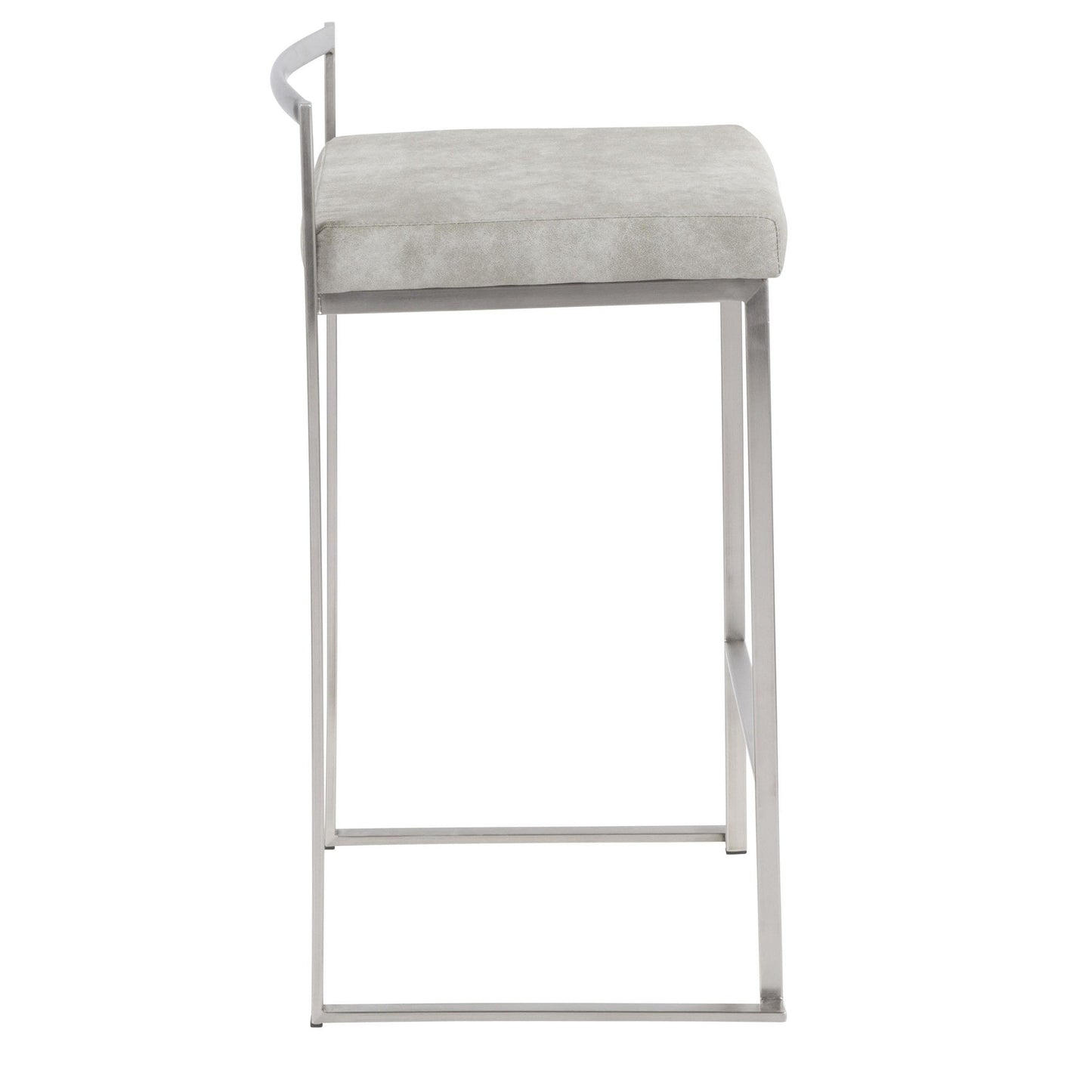 Majestic Office Furniture Stacker 26" Fixed-Height Counter Stool - Set Of 3