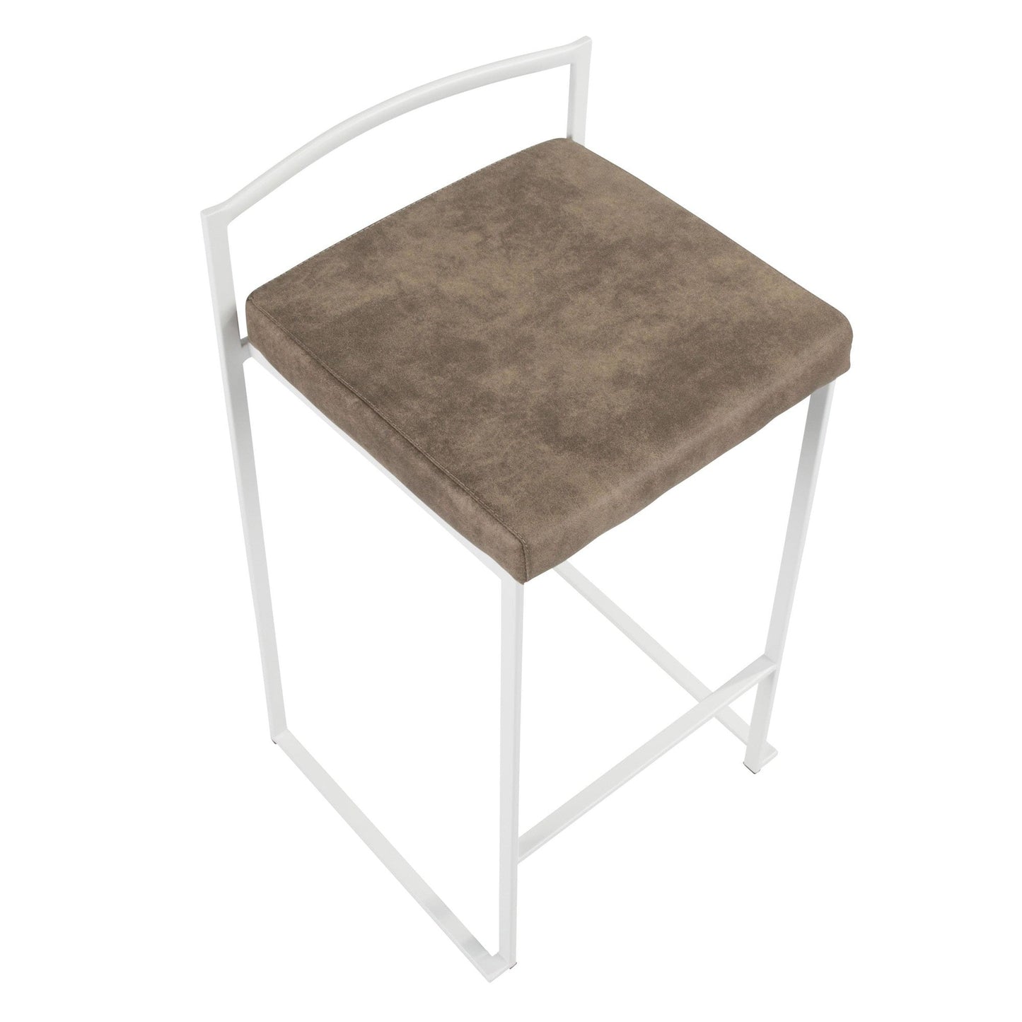 Majestic Office Furniture Stacker 26" Fixed-Height Counter Stool - Set Of 3