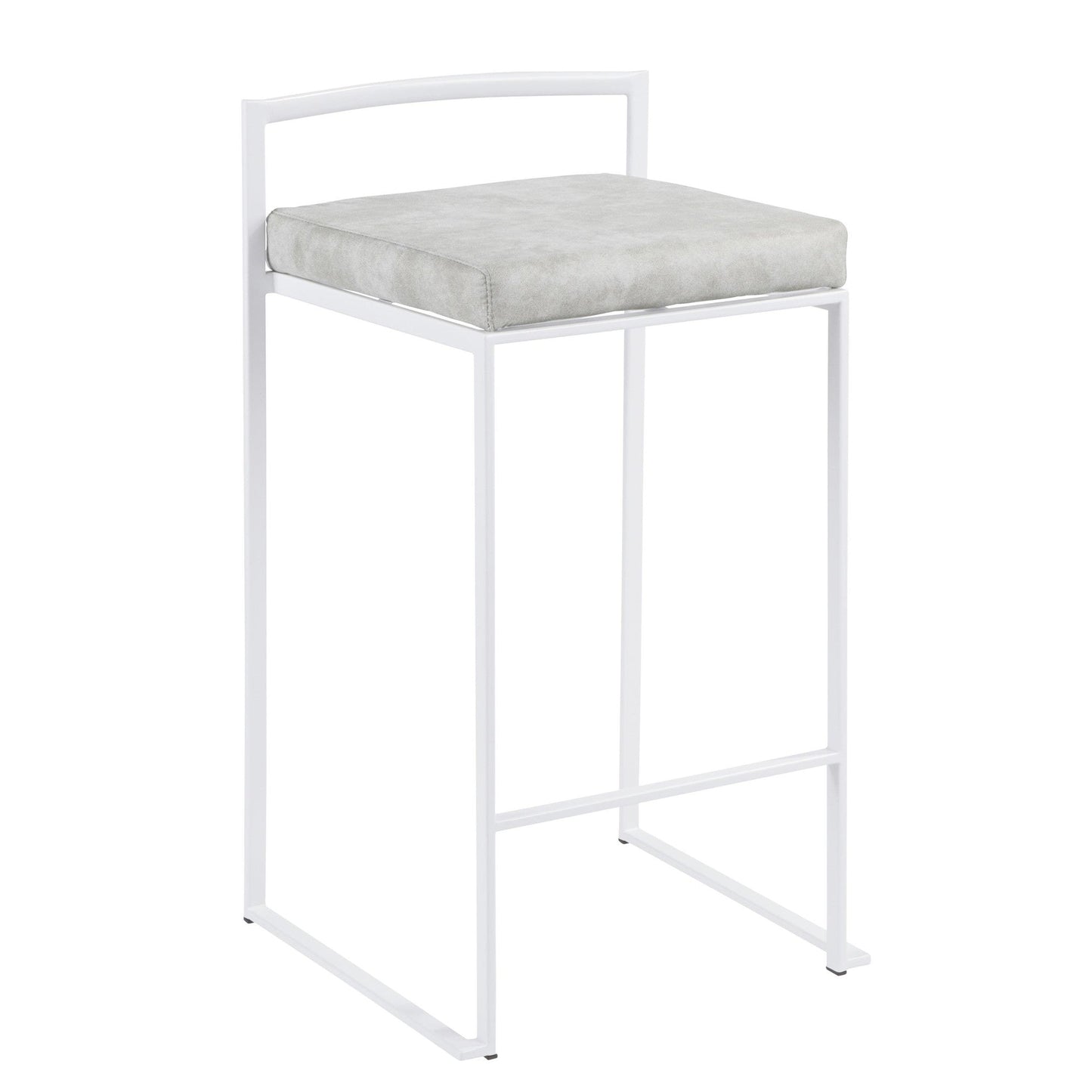 Majestic Office Furniture Stacker 26" Fixed-Height Counter Stool - Set Of 3