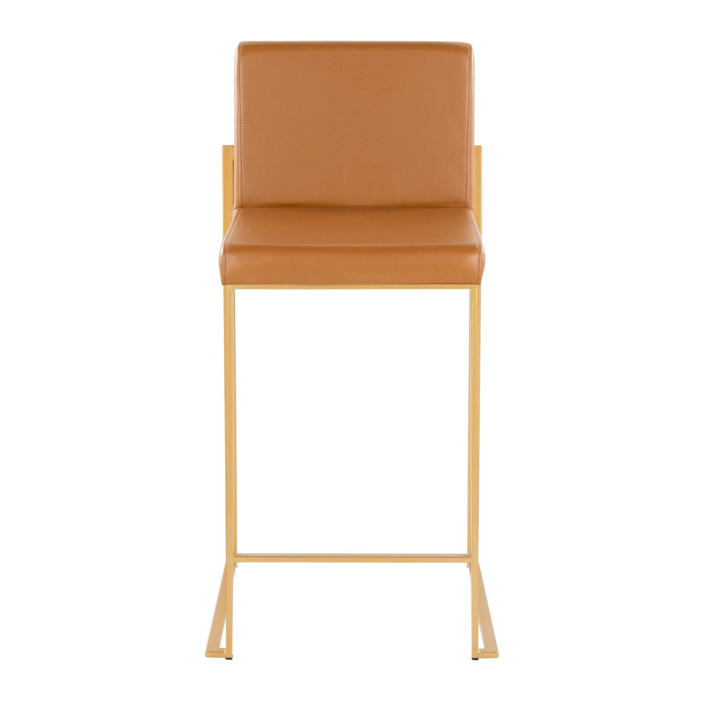 Majestic Office Furniture High Back 26" Fixed-Height Counter Stool - Set of 2