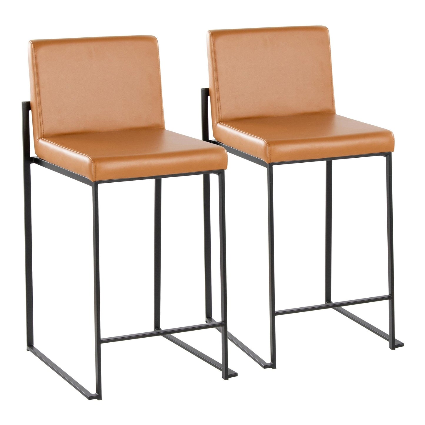 Majestic Office Furniture High Back 26" Fixed-Height Counter Stool - Set of 2