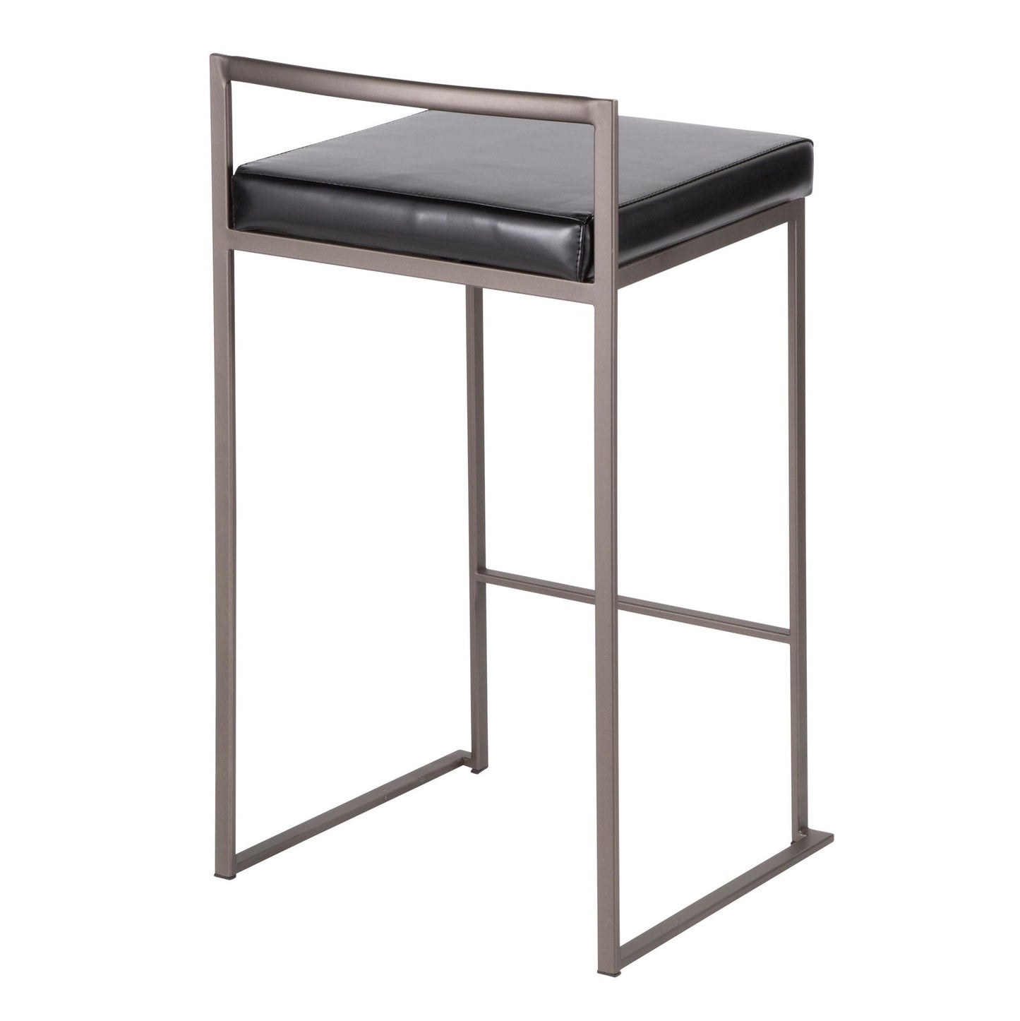 Majestic Office Furniture Stacker 26" Fixed-Height Counter Stool - Set Of 3