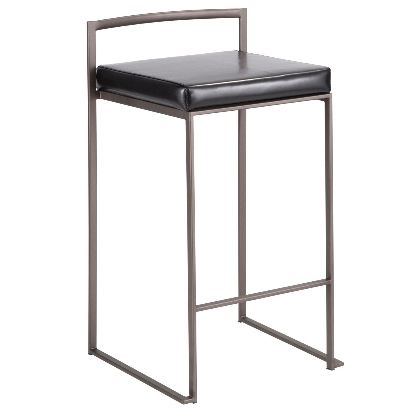 Majestic Office Furniture Stacker 26" Fixed-Height Counter Stool - Set Of 3