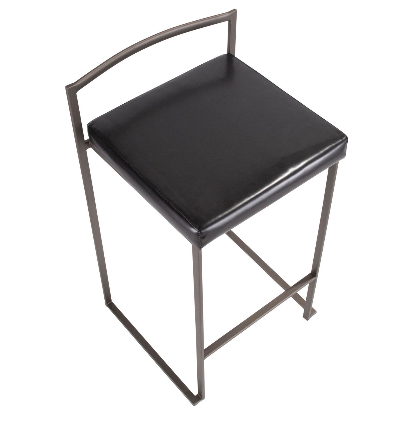 Majestic Office Furniture Stacker 26" Fixed-Height Counter Stool - Set Of 3