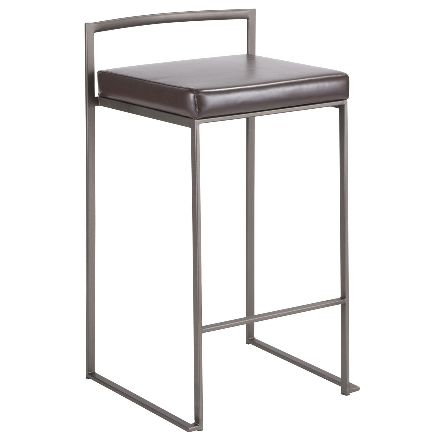 Majestic Office Furniture Stacker 26" Fixed-Height Counter Stool - Set Of 3