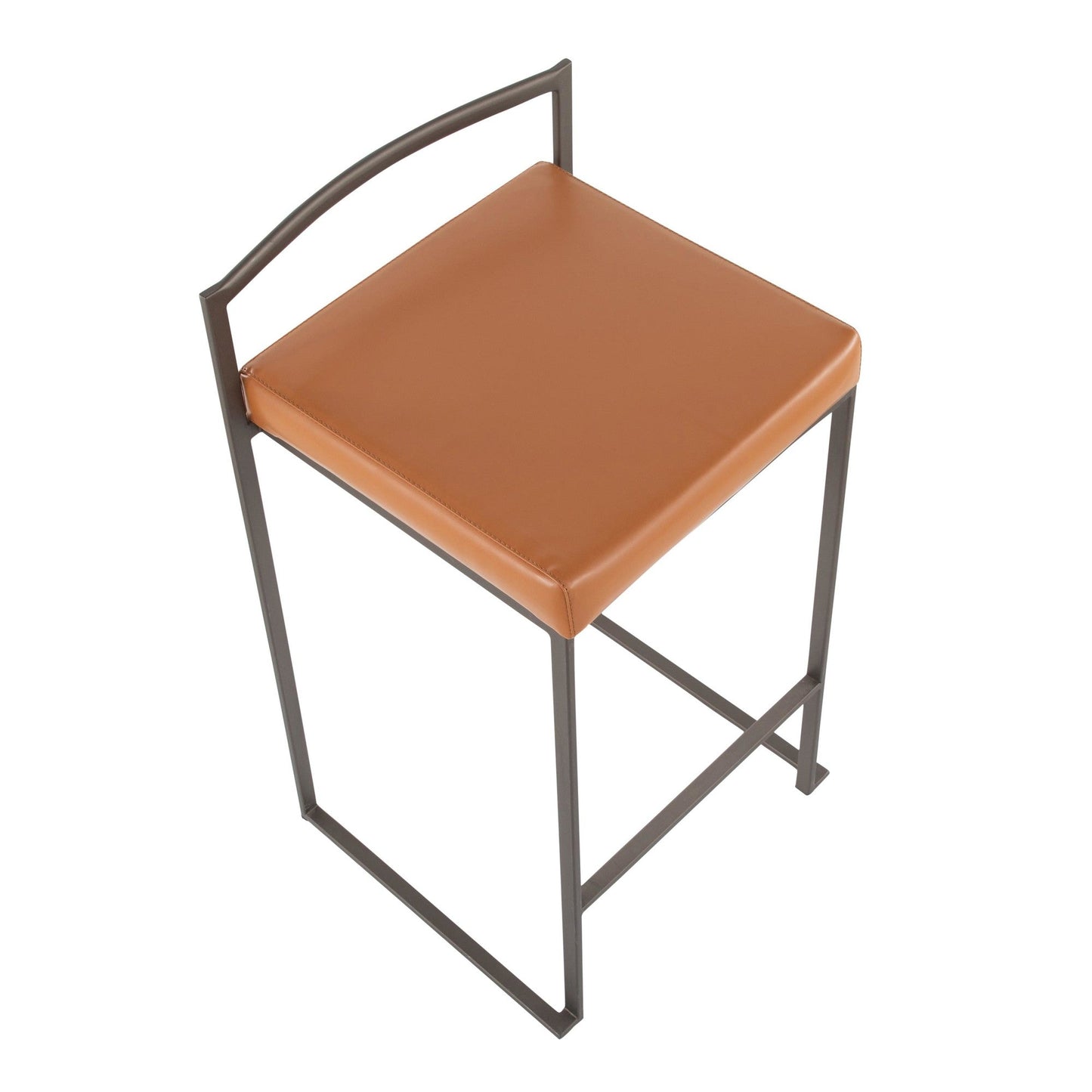 Majestic Office Furniture Stacker 26" Fixed-Height Counter Stool - Set Of 3
