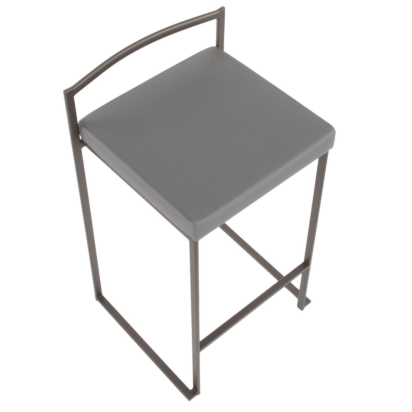 Majestic Office Furniture Stacker 26" Fixed-Height Counter Stool - Set Of 3