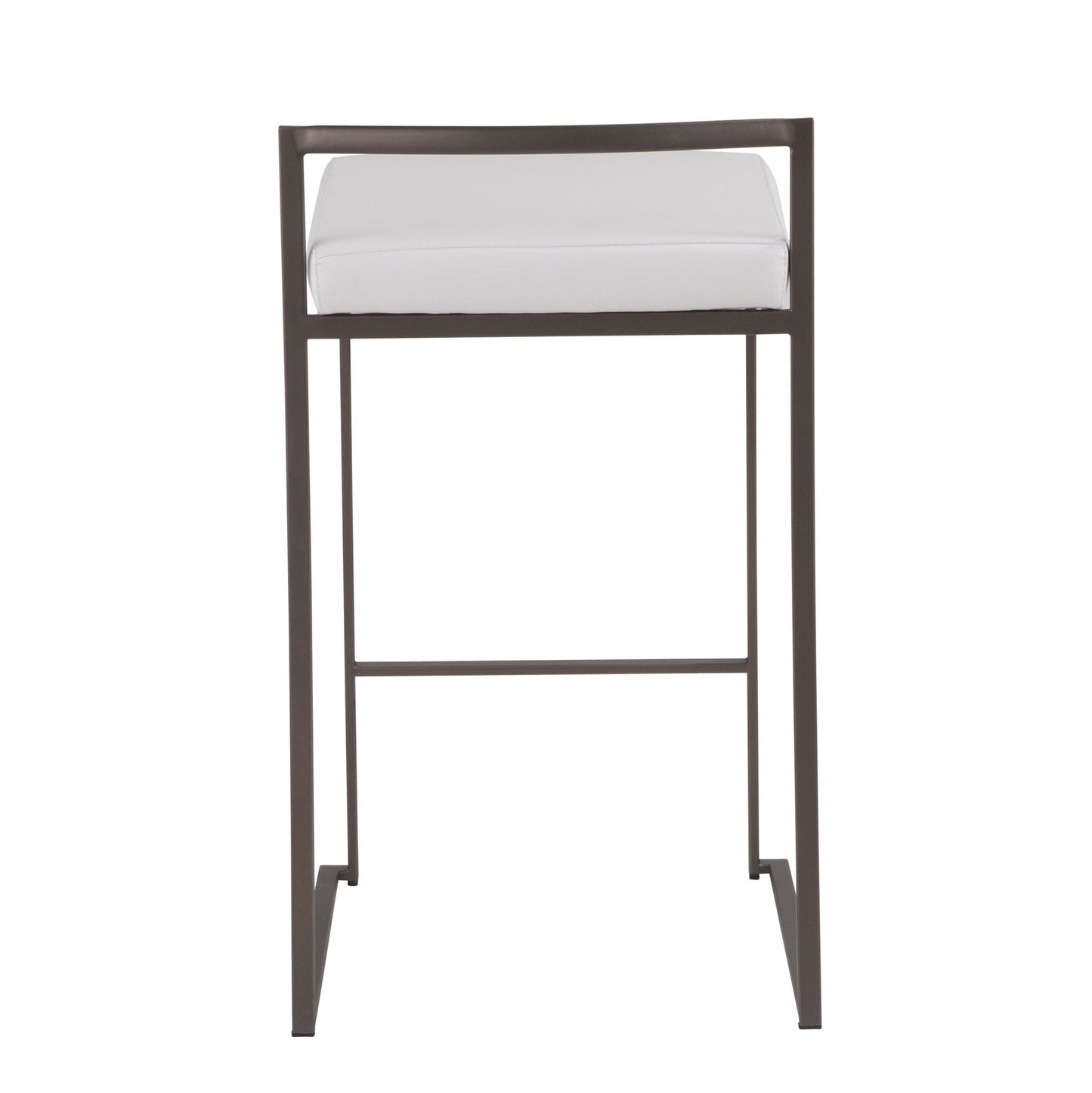 Majestic Office Furniture Stacker 26" Fixed-Height Counter Stool - Set Of 3