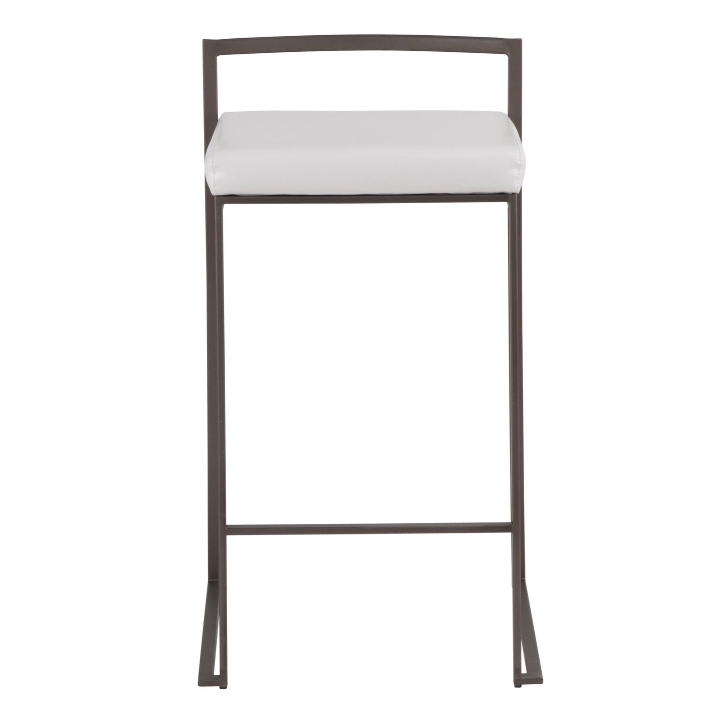 Majestic Office Furniture Stacker 26" Fixed-Height Counter Stool - Set Of 3