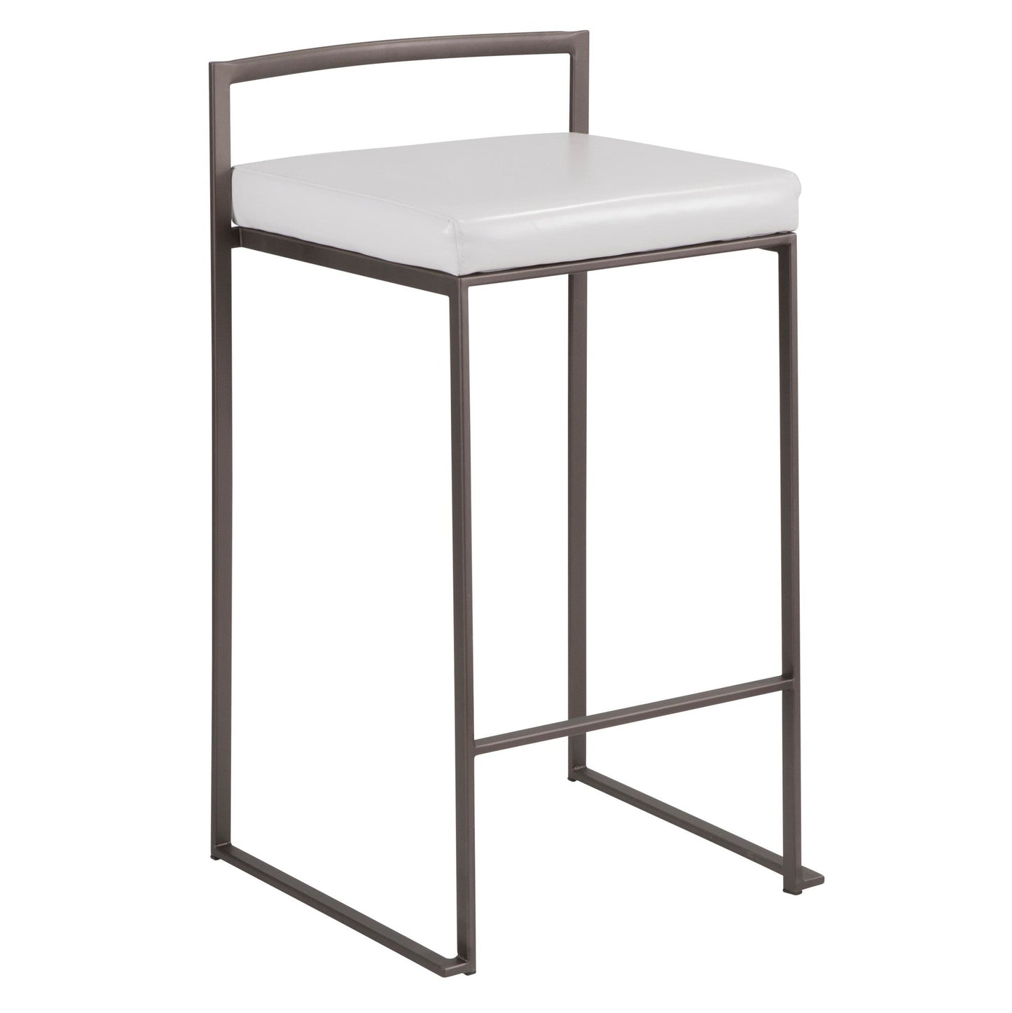 Majestic Office Furniture Stacker 26" Fixed-Height Counter Stool - Set Of 3