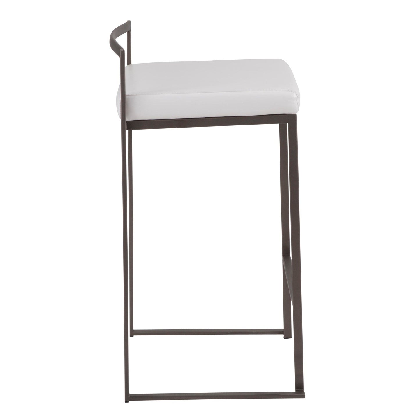 Majestic Office Furniture Stacker 26" Fixed-Height Counter Stool - Set Of 3
