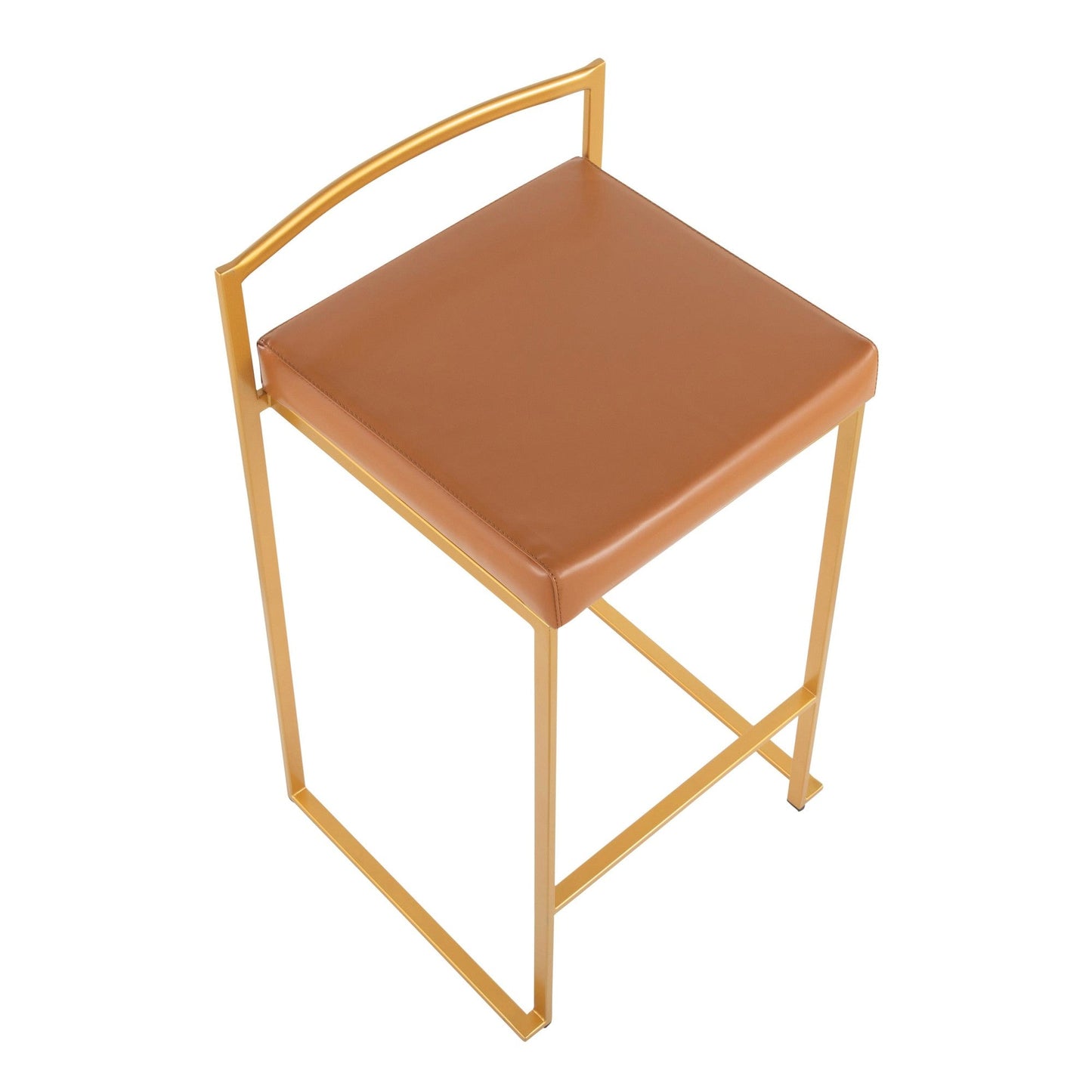 Majestic Office Furniture Stacker 26" Fixed-Height Counter Stool - Set Of 3