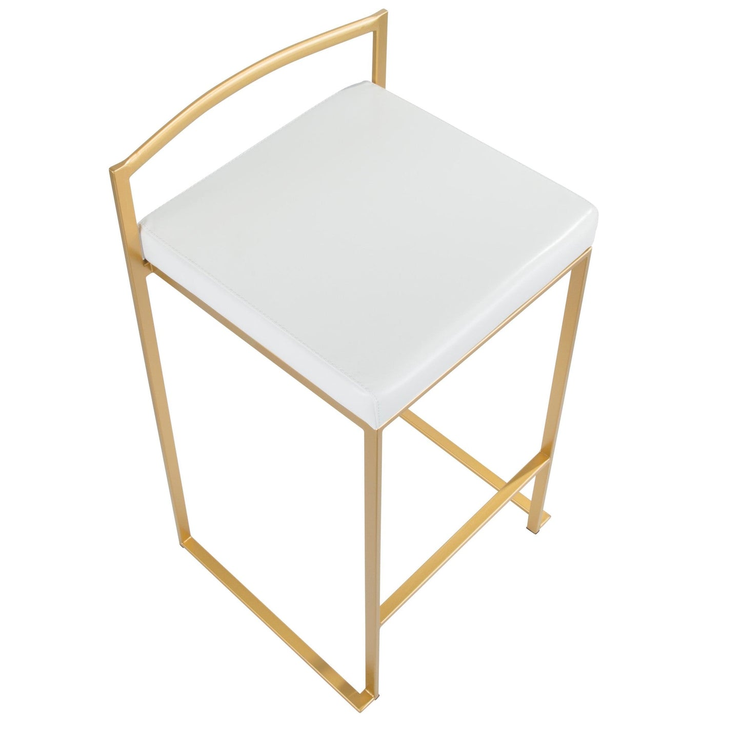 Majestic Office Furniture Stacker 26" Fixed-Height Counter Stool - Set Of 3
