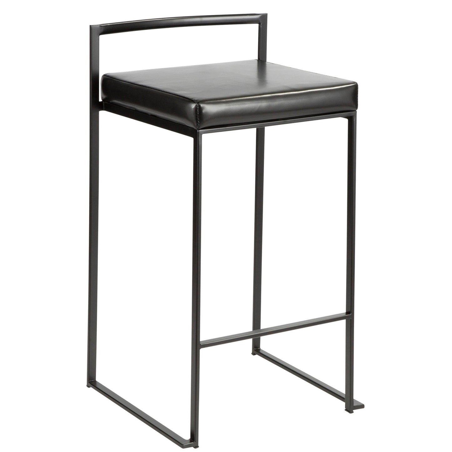 Majestic Office Furniture Stacker 26" Fixed-Height Counter Stool - Set Of 3
